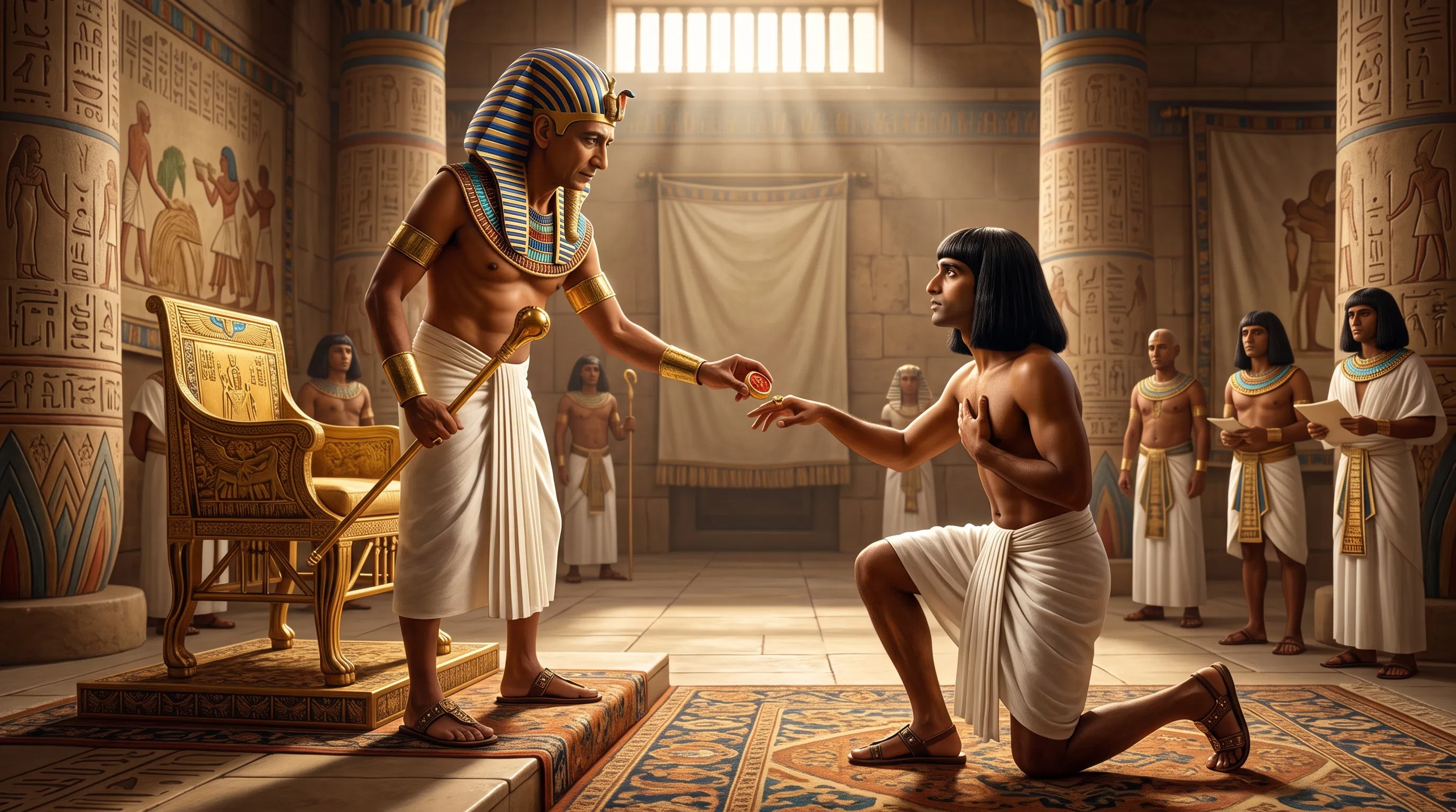 The Pharaoh Bestows Royal Authority
