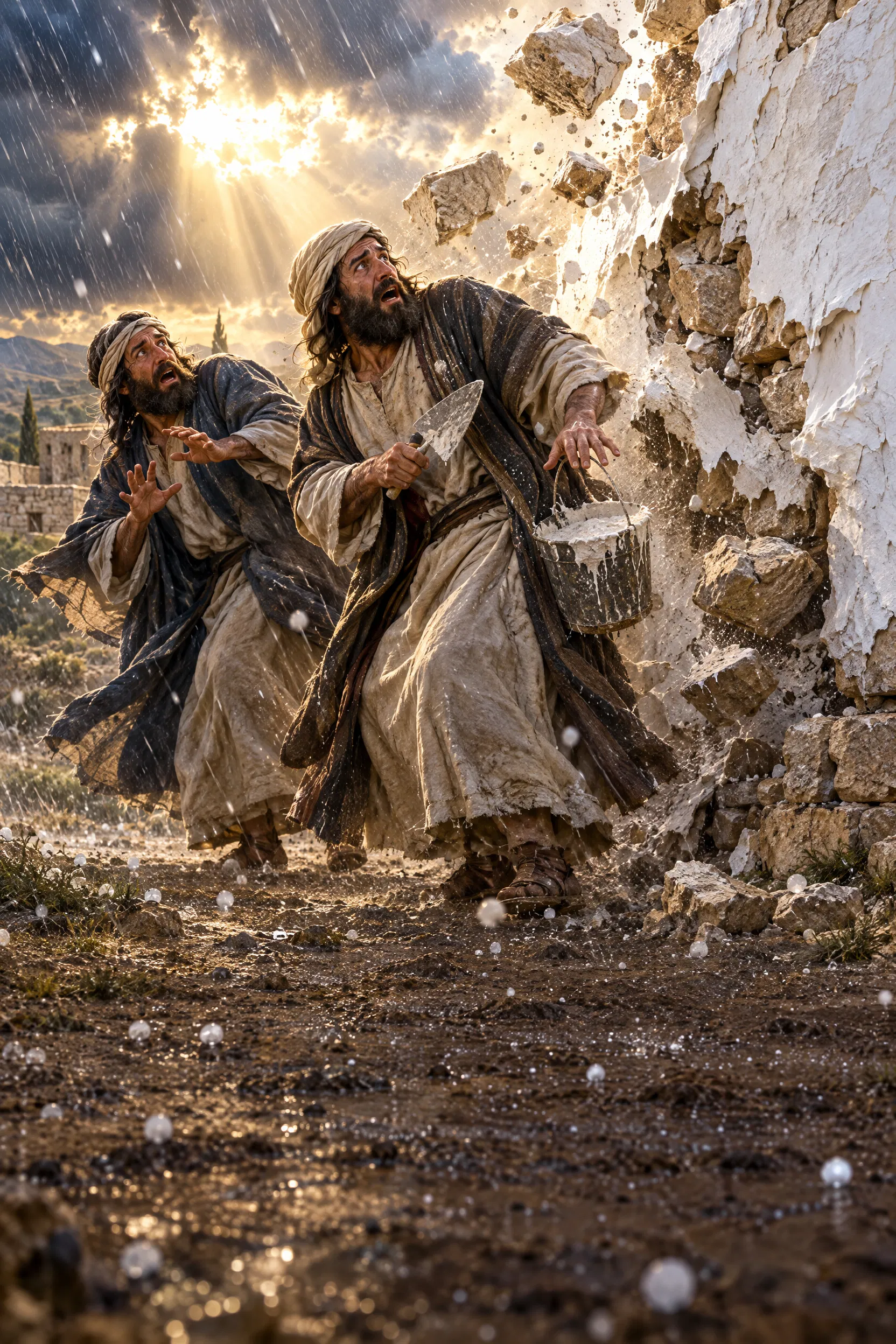 False Prophets Flee as Their Whitewashed Wall Collapses