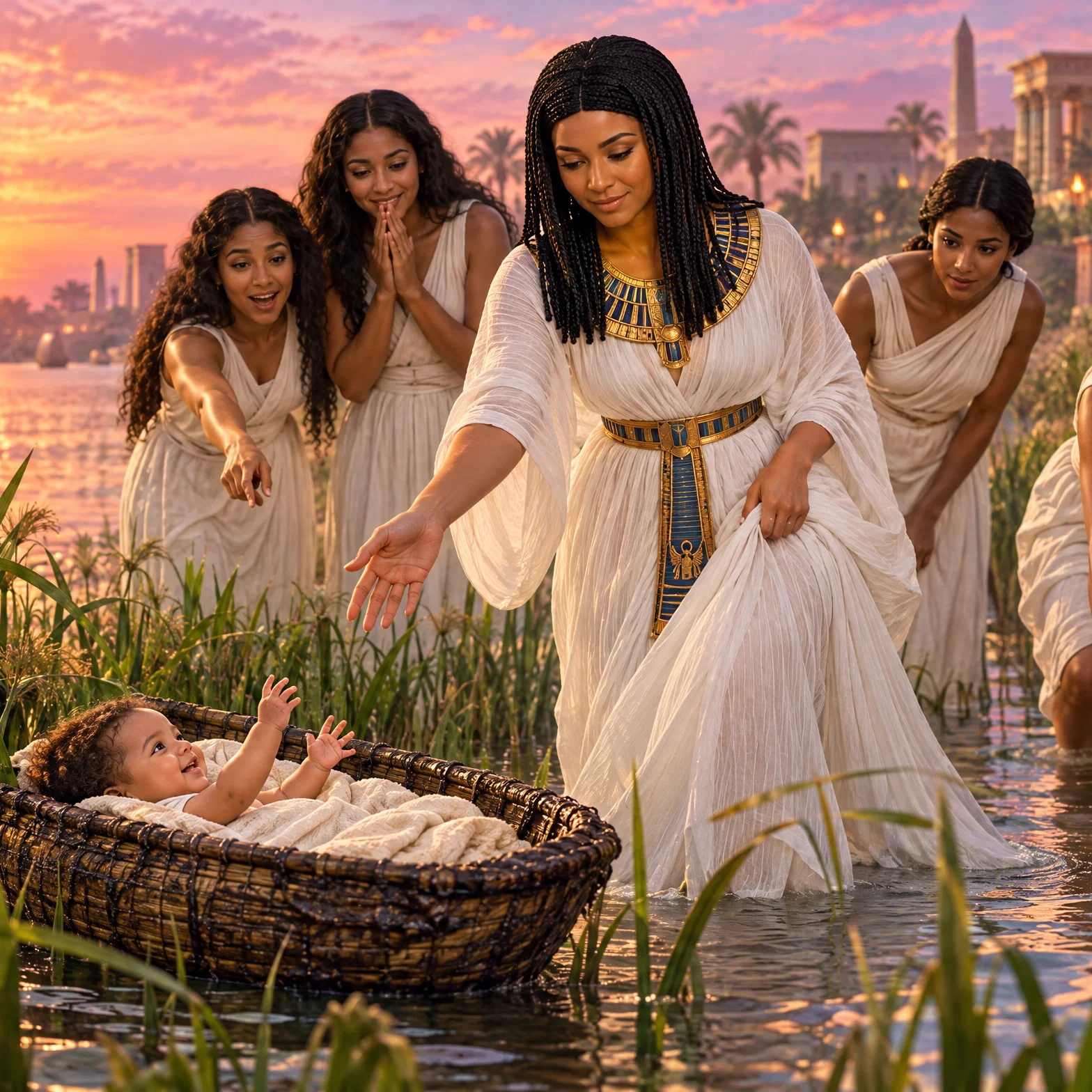 The Cradle Amidst the Reeds