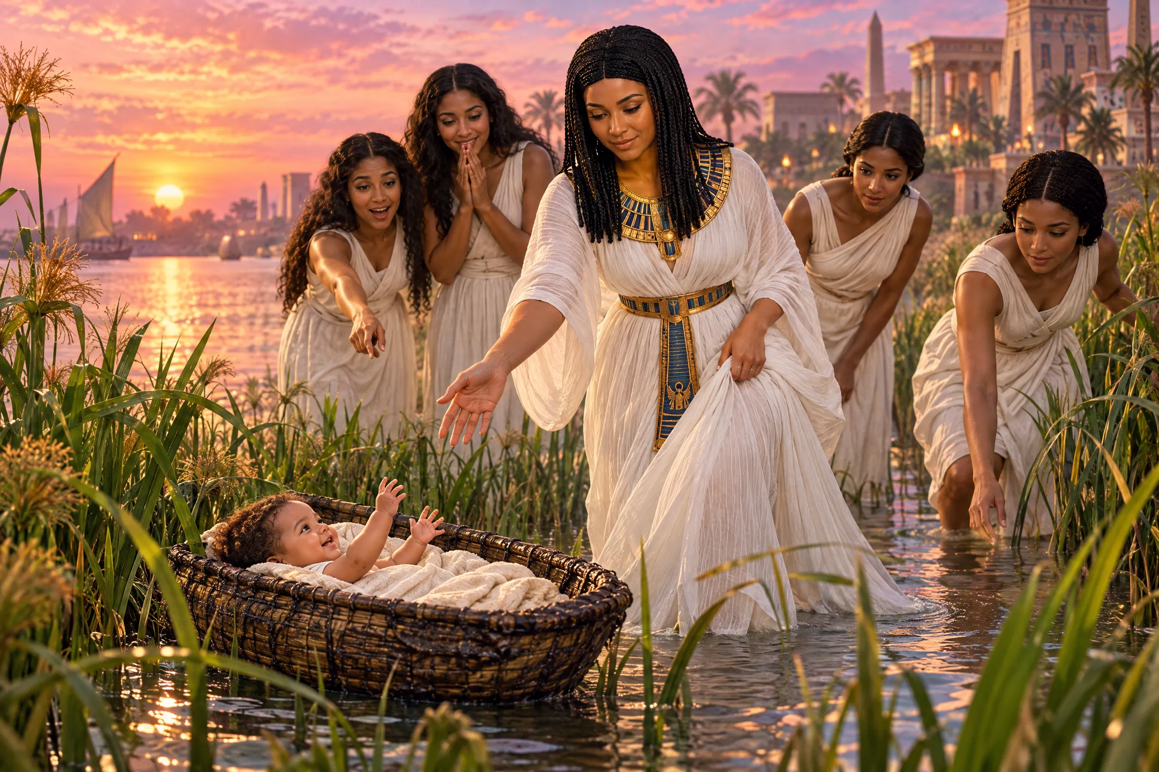The Cradle Amidst the Reeds