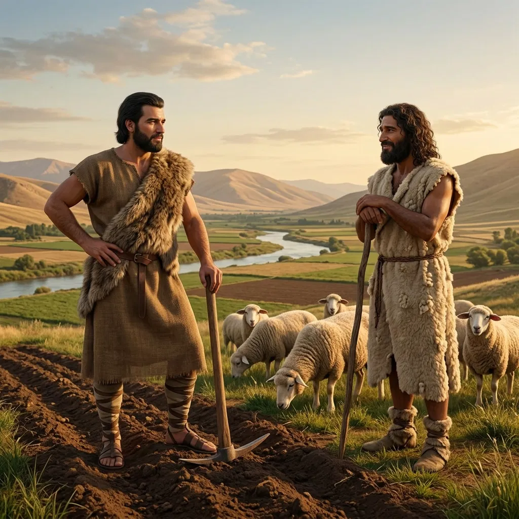Cain the Farmer and Abel the Shepherd