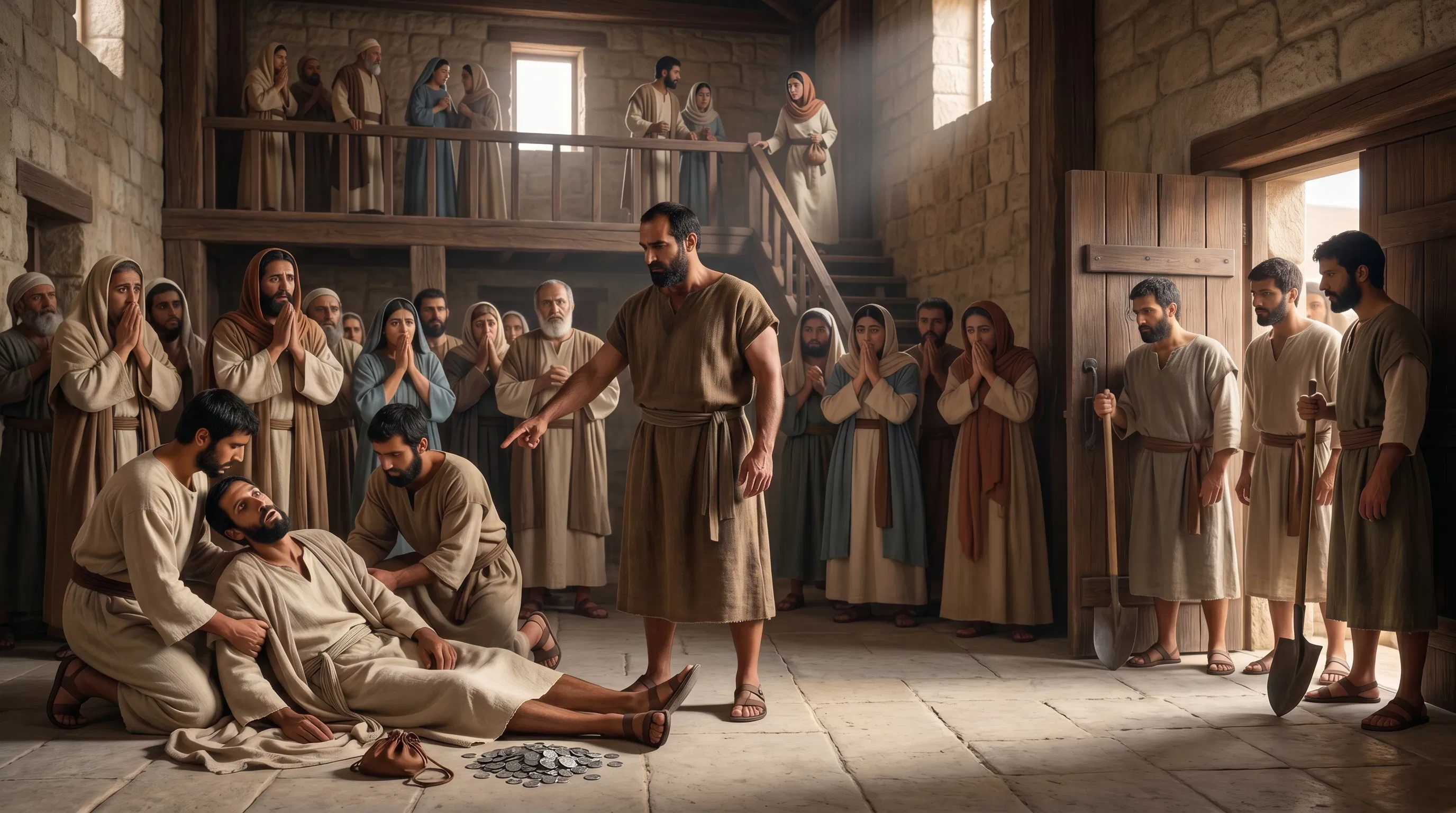 The Divine Judgment of Ananias 