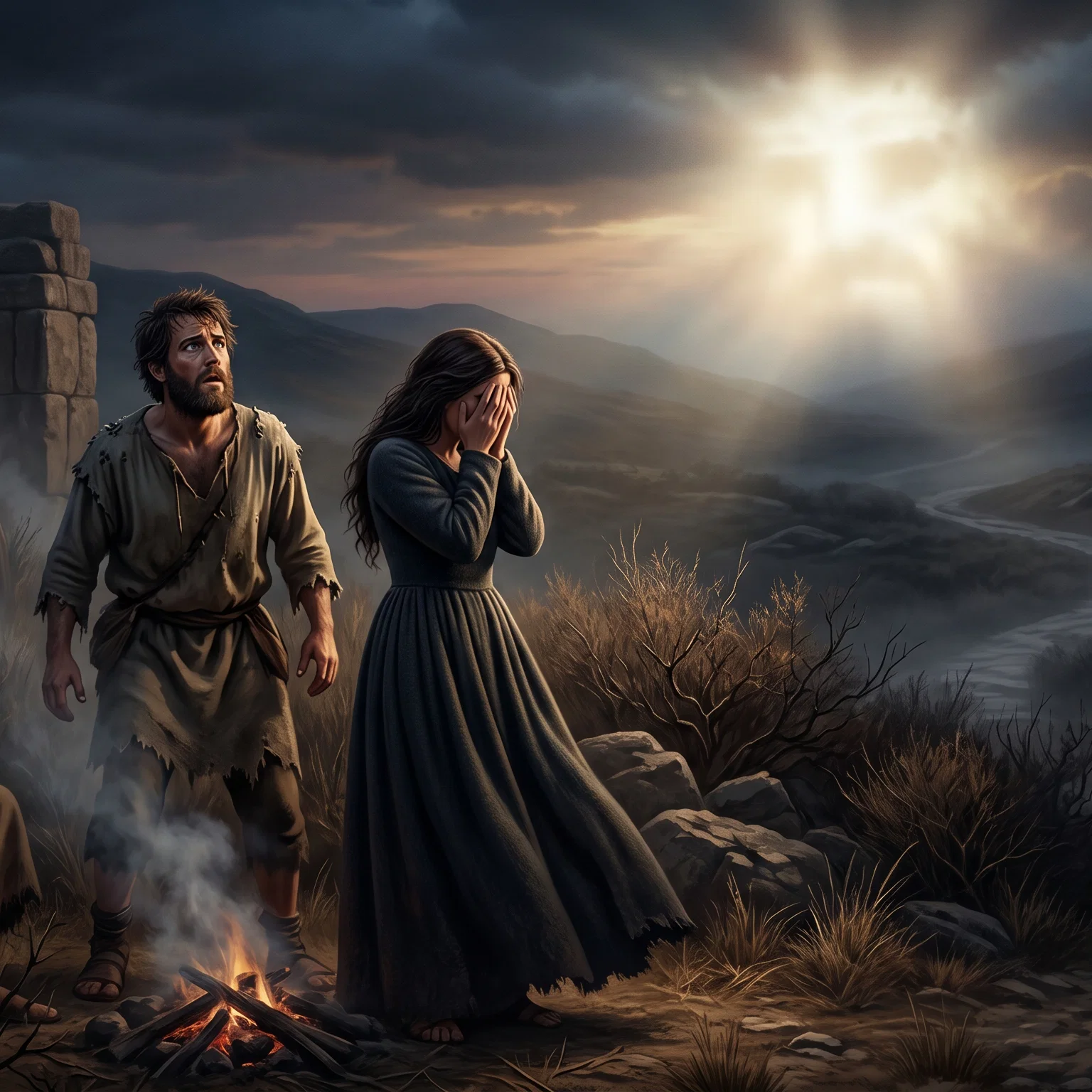 The Righteous Gaze of Divine Wisdom