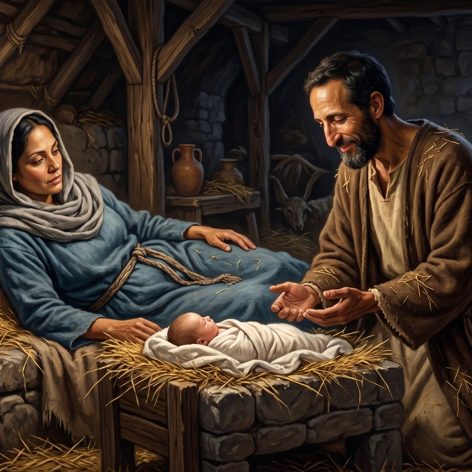 The Humble Birth in Bethlehem