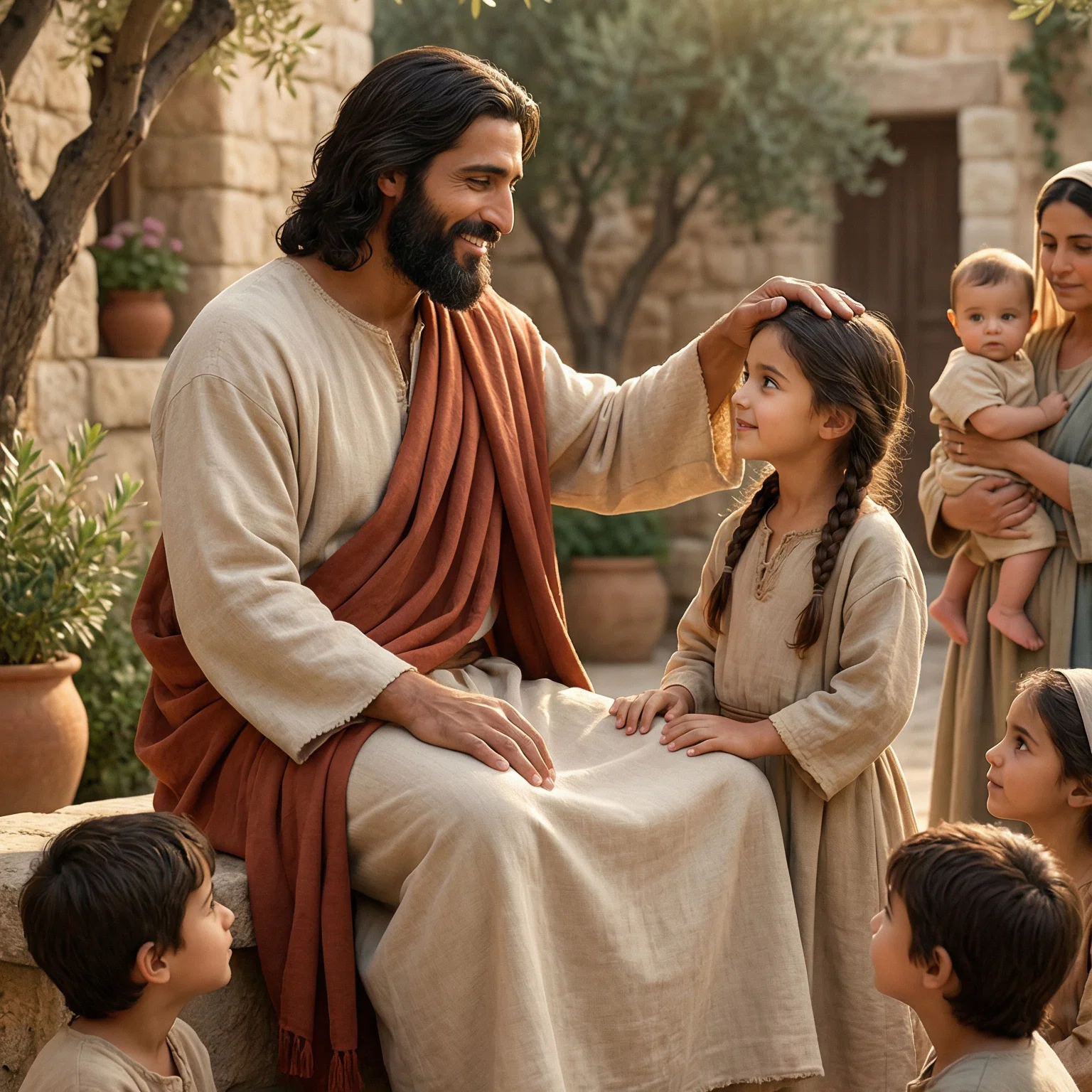 The Gentle Embrace of the Savior