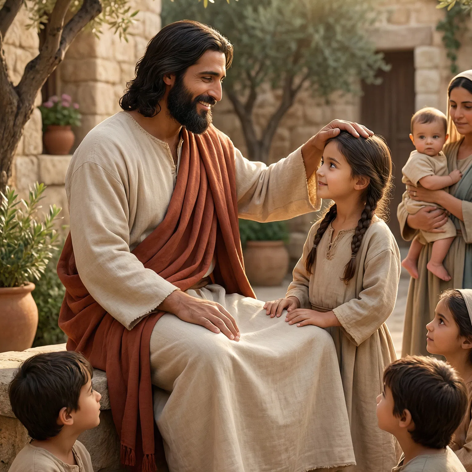 Jesus Blessing the Children