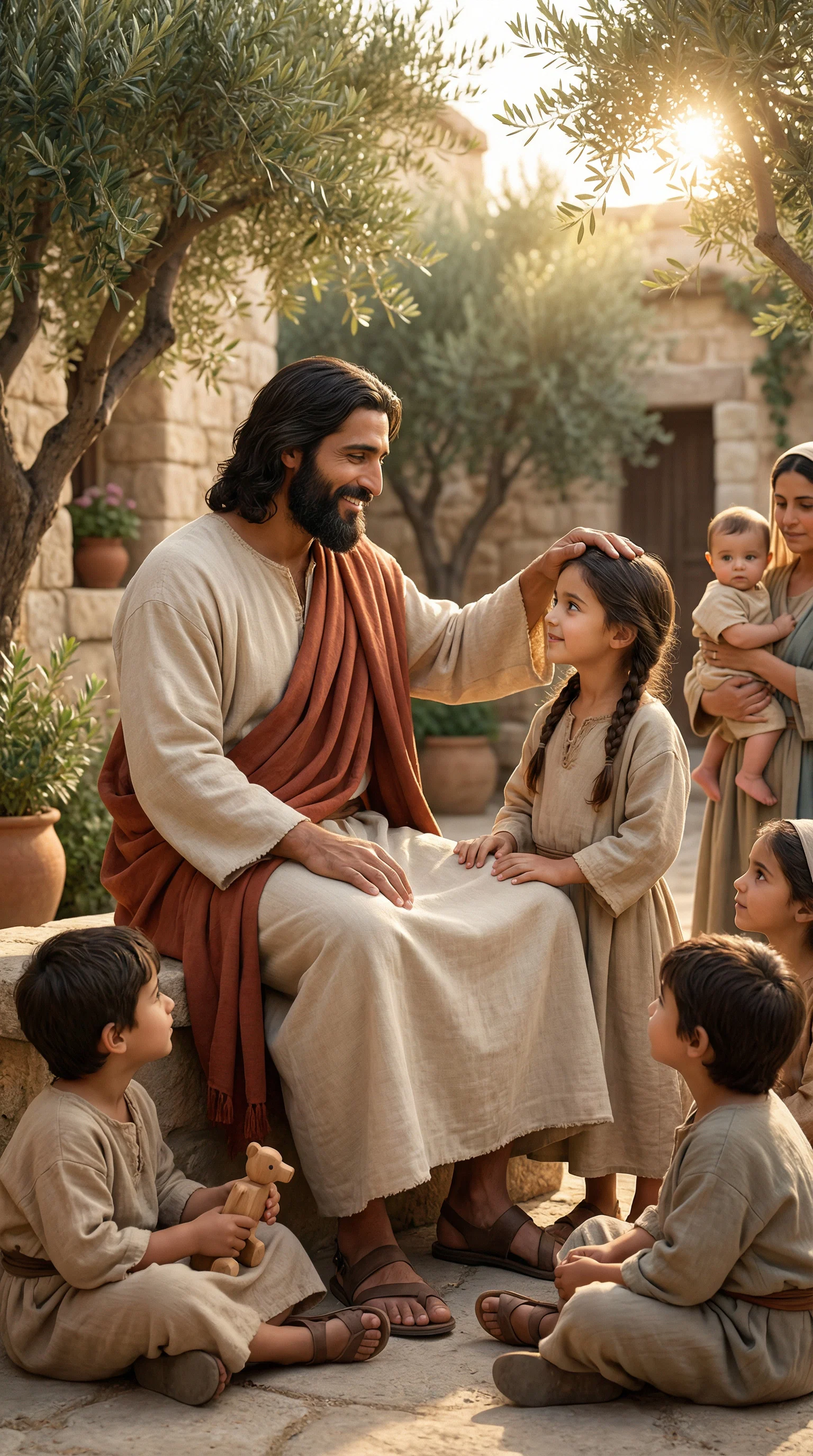 The Gentle Embrace of the Savior