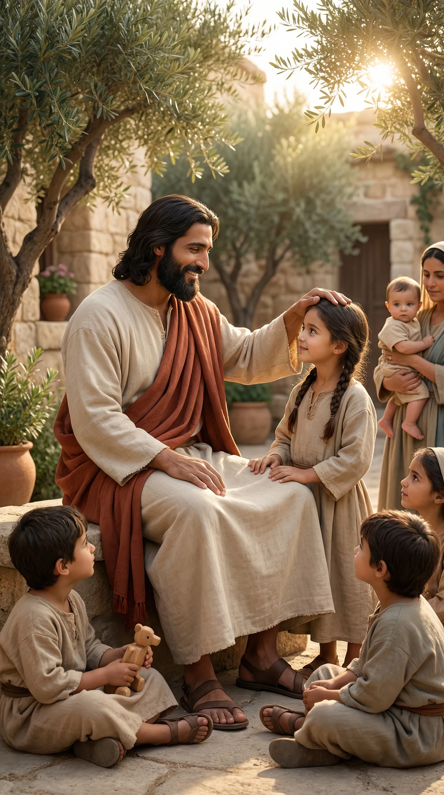 The Gentle Embrace of the Savior