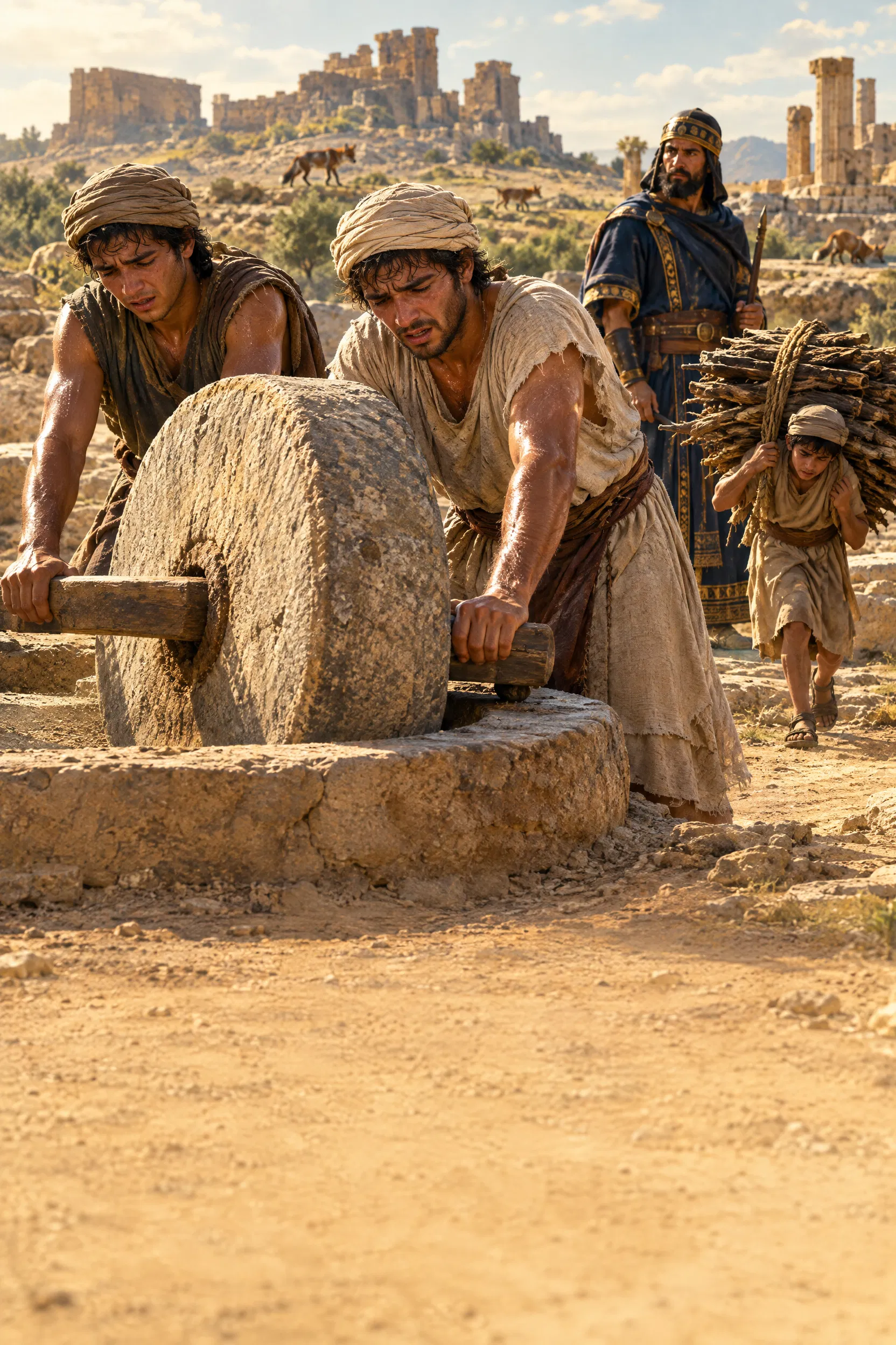 Judah's Captives Grind at the Millstone