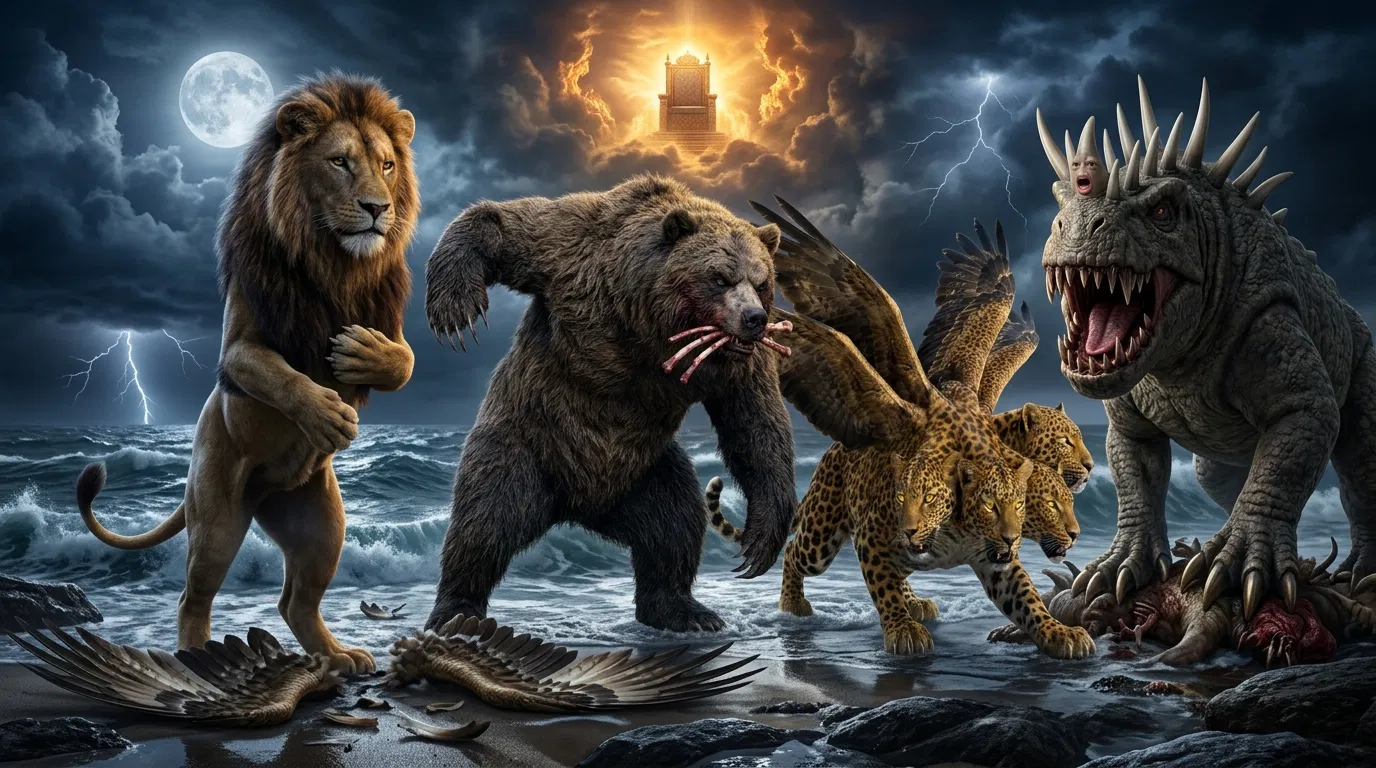 The Four Beasts of Daniel's Vision