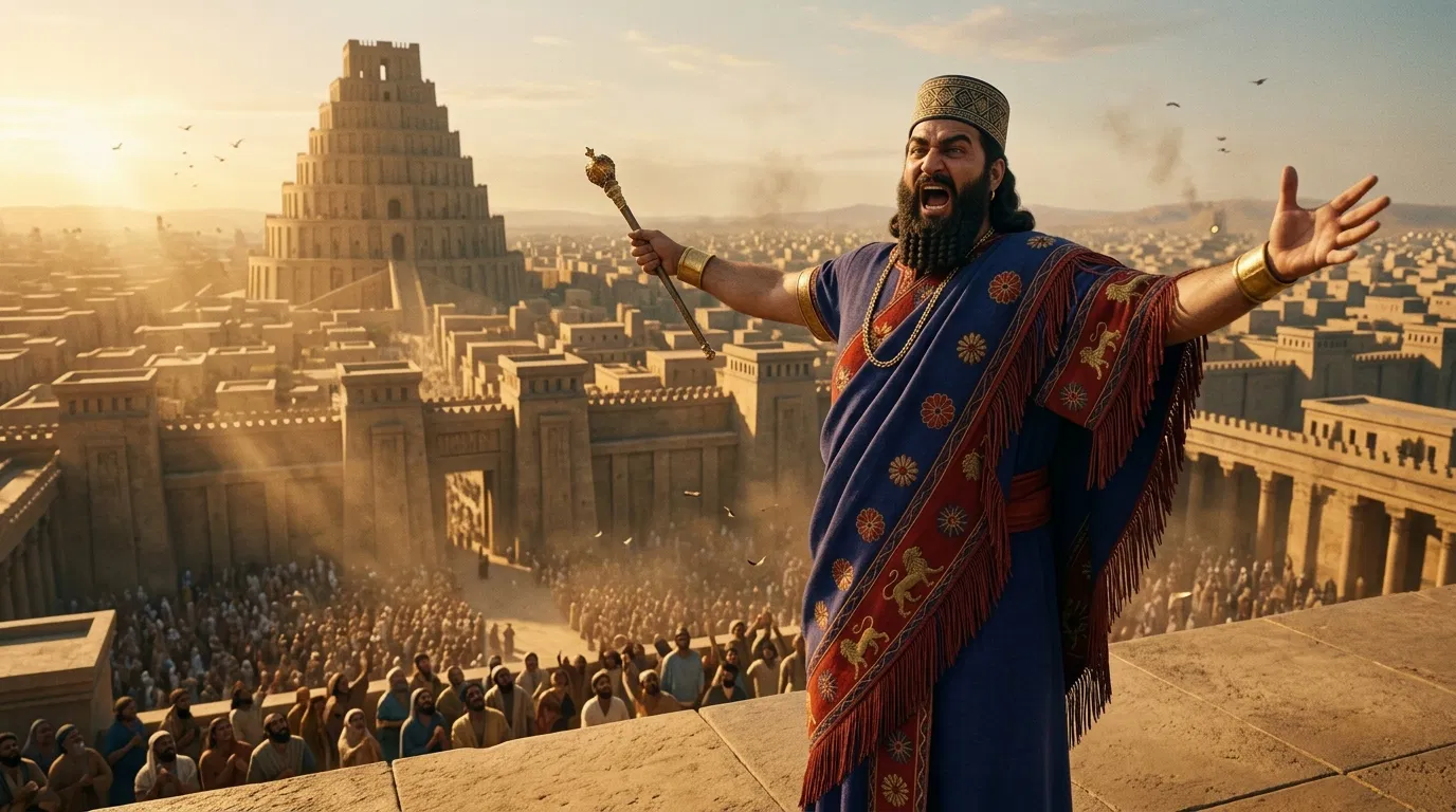 Nebuchadnezzar Boasting Over Great Babylon