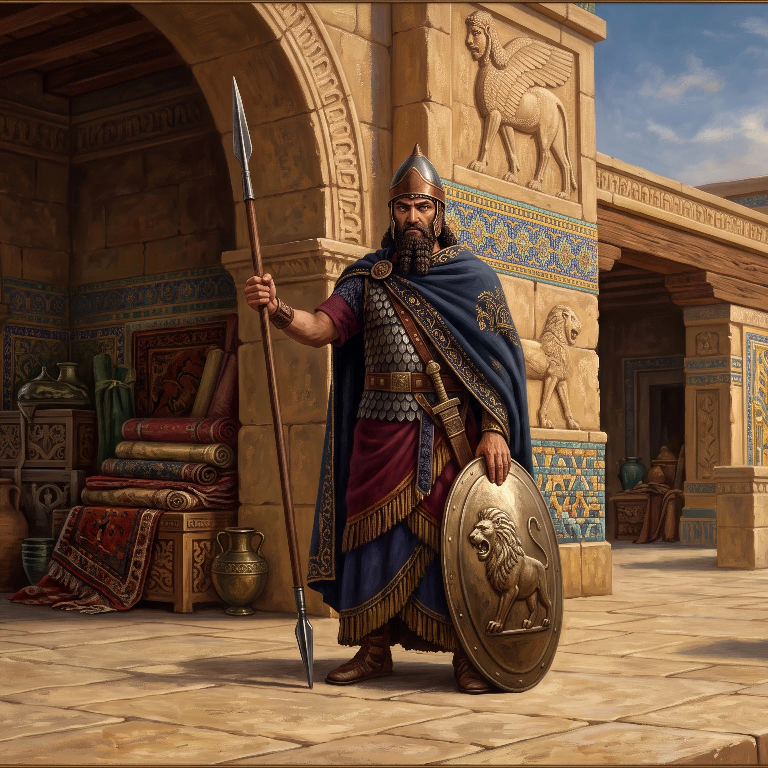 The Strong Man Guarding His Palace