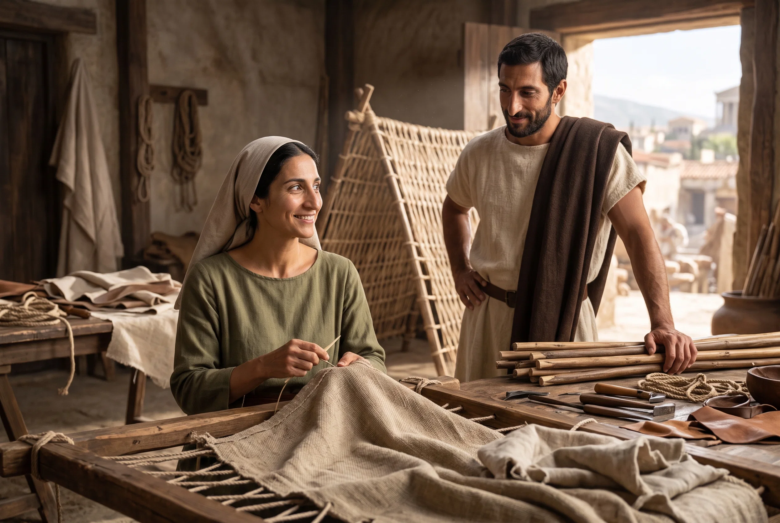 Priscilla and Aquila at Work