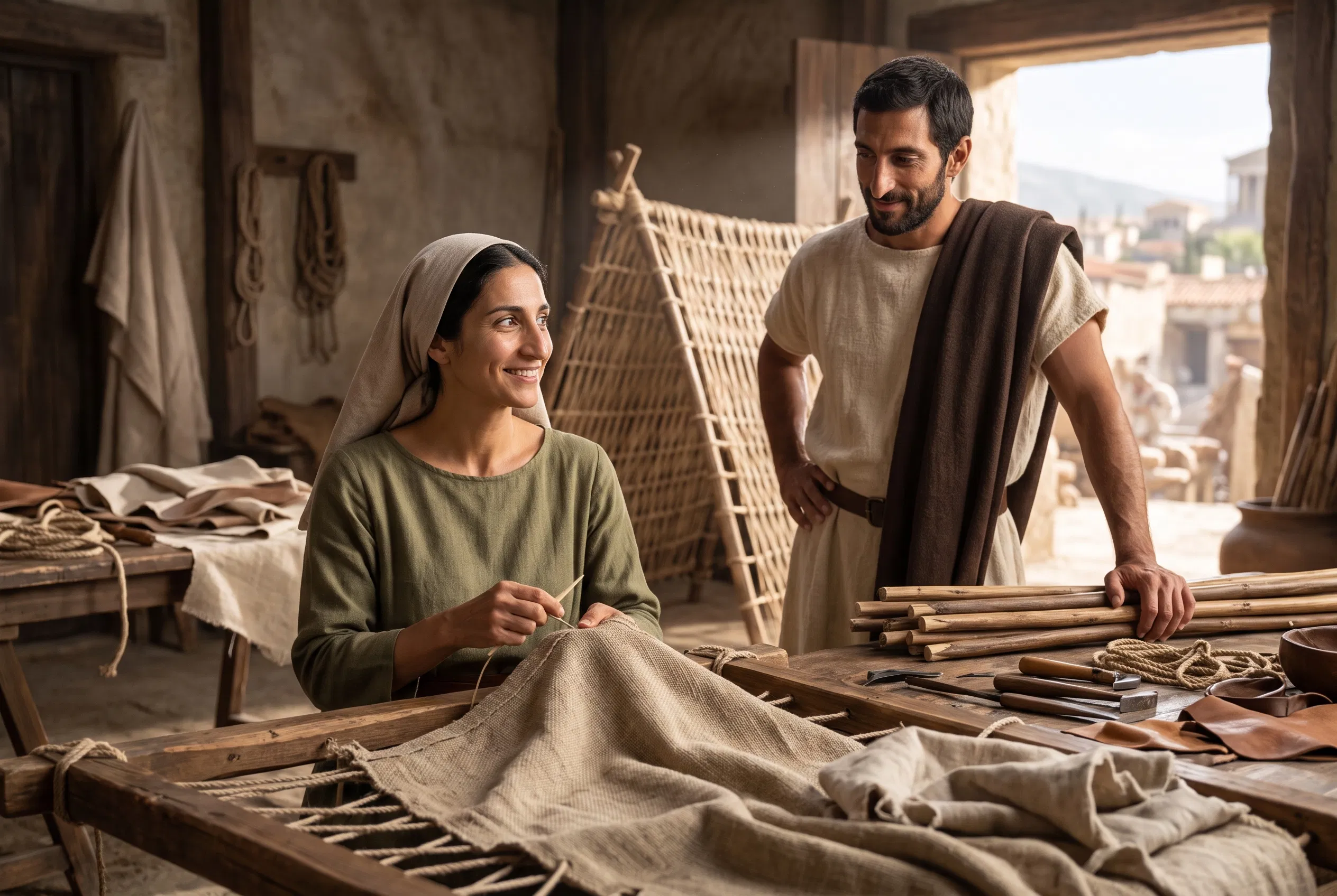 Priscilla and Aquila at Work
