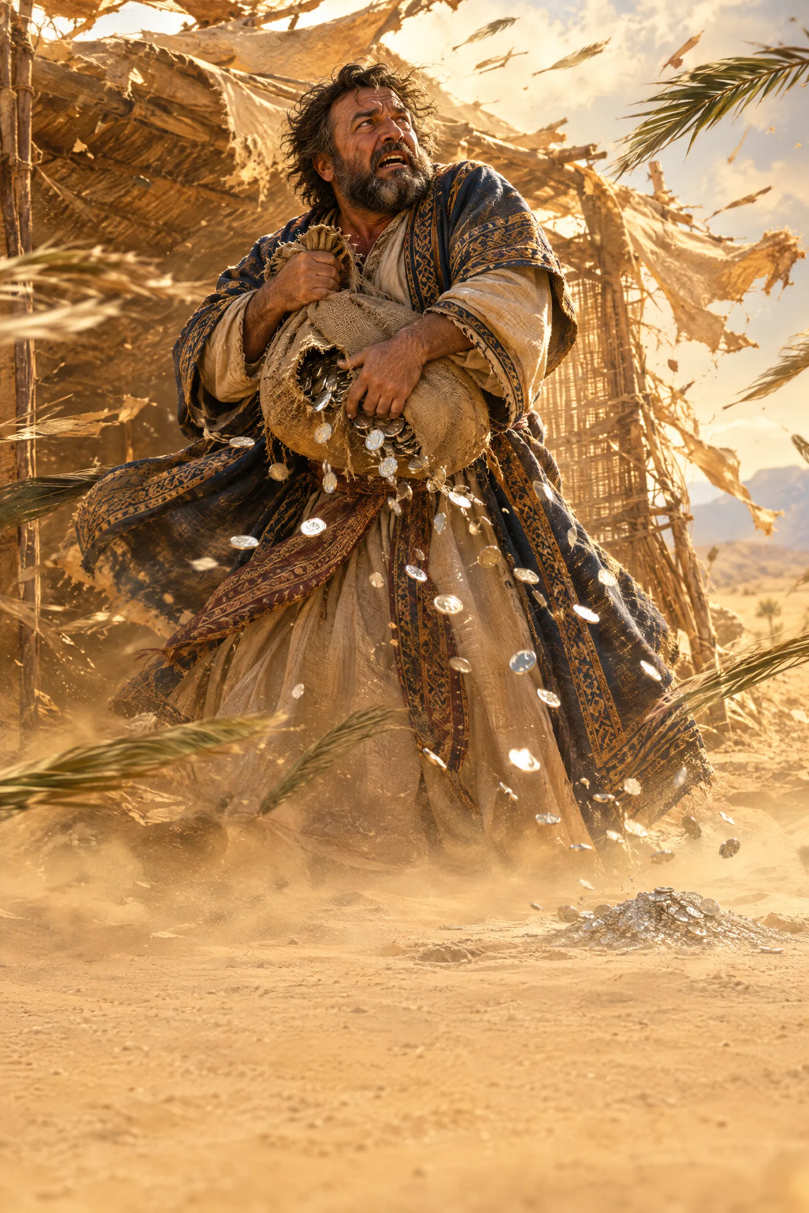 The Rich Man's Silver Scatters in the Desert Wind