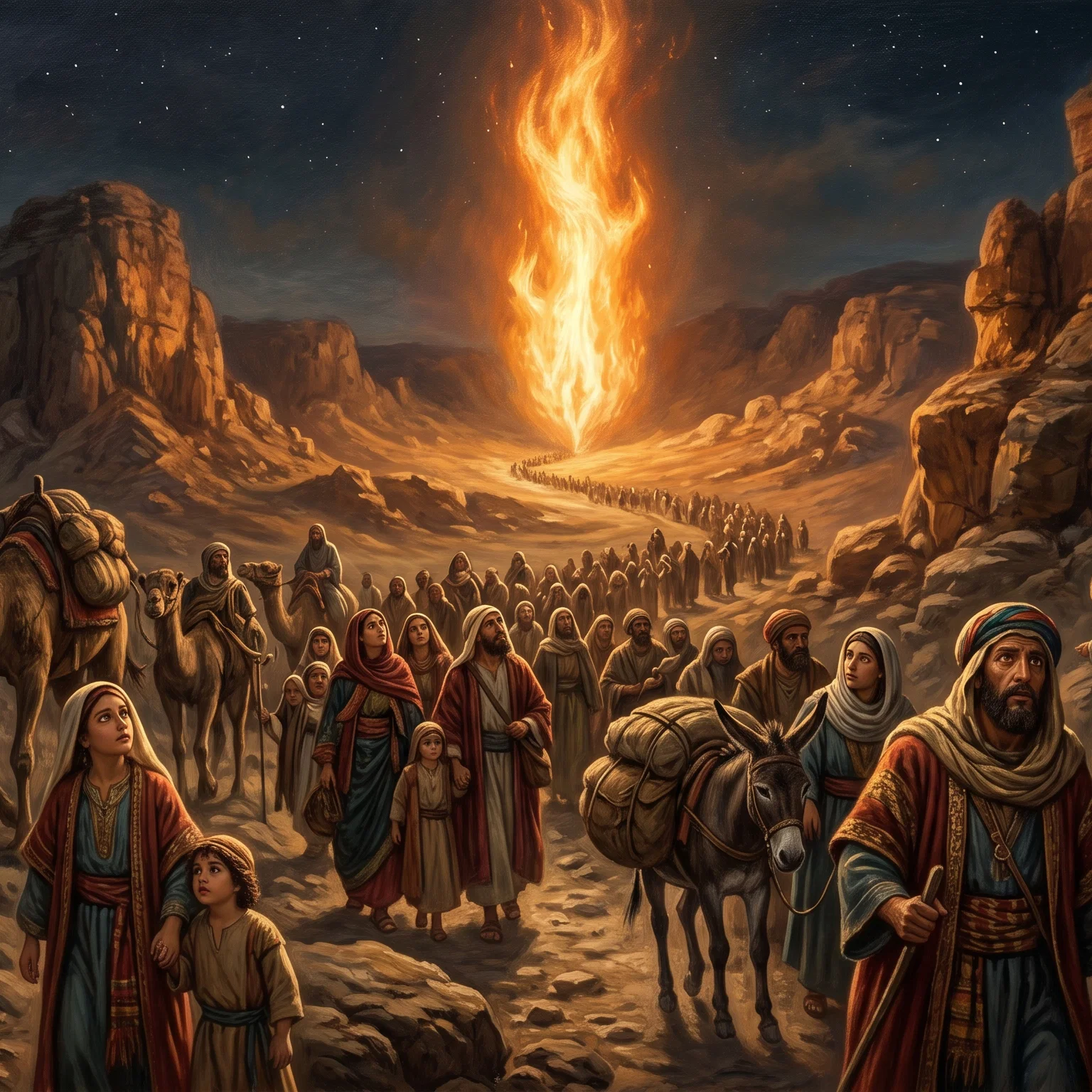 Guided by the Pillar of Fire