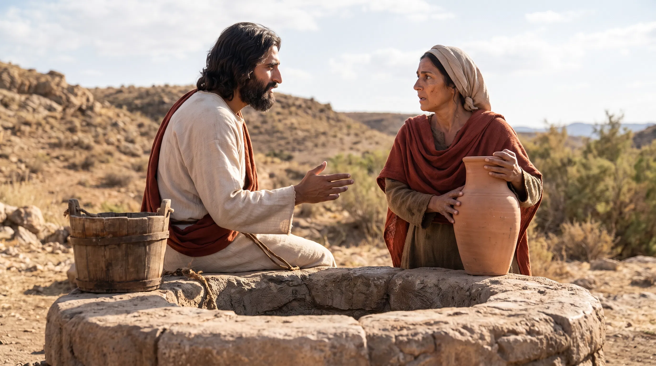 Jesus Offers Living Water to the Samaritan Woman