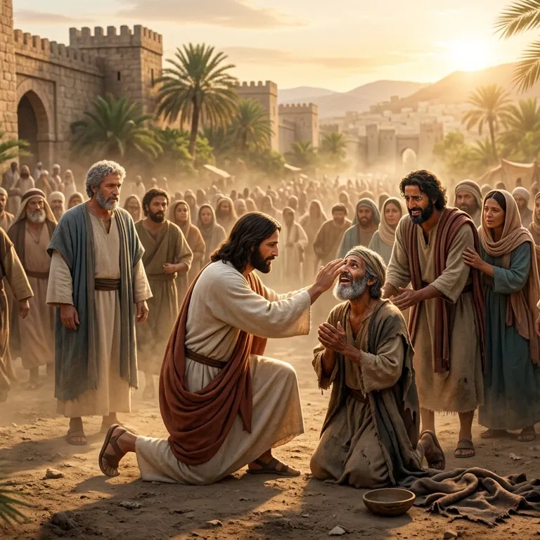 Jesus Heals Blind Bartimaeus