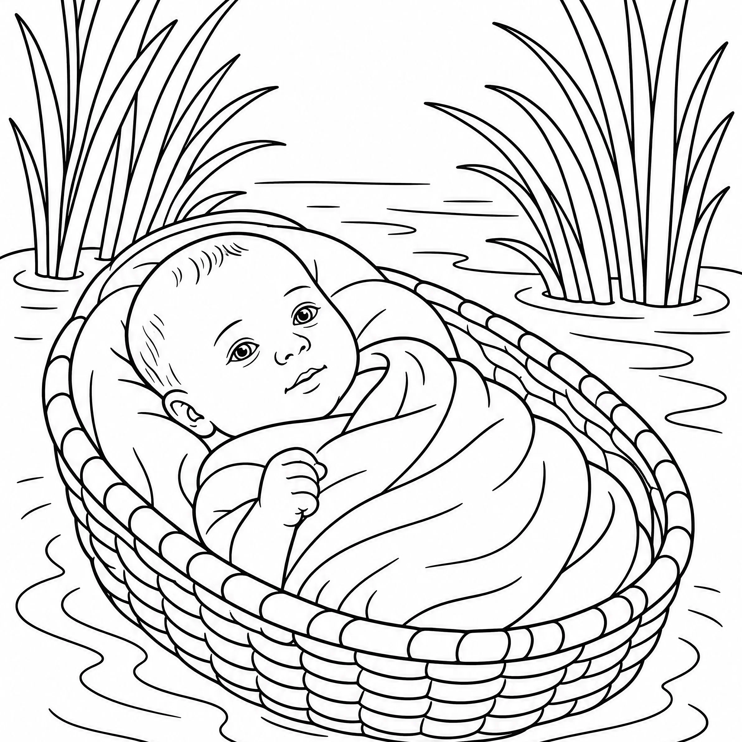Baby Moses in the Basket