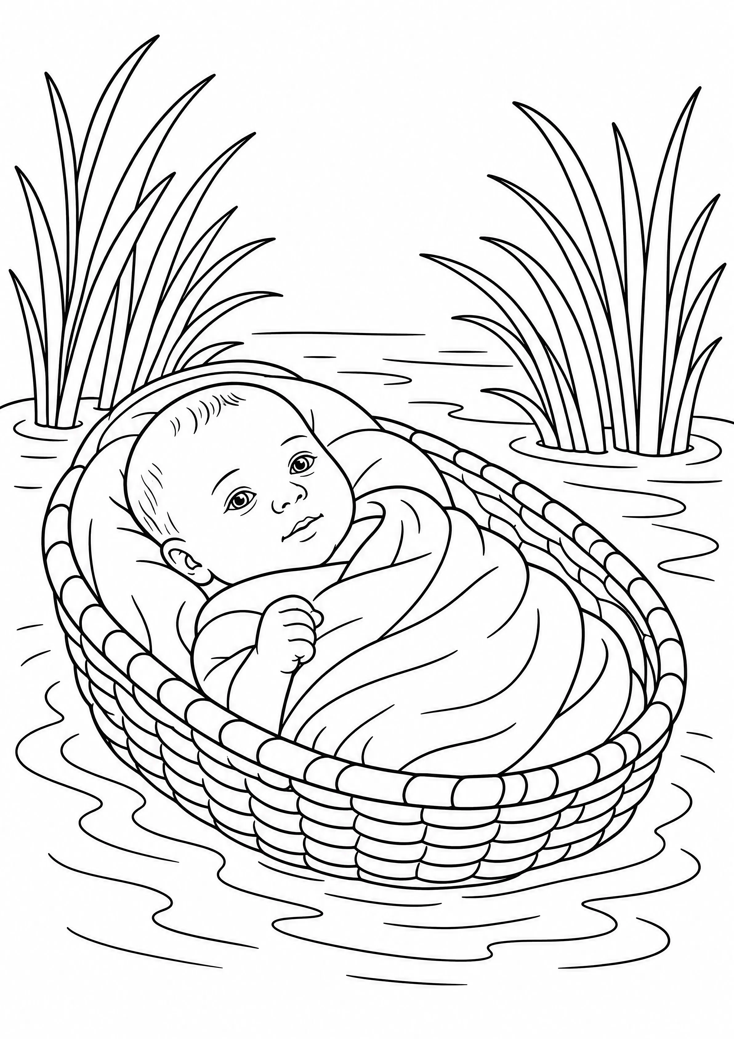 Baby Moses in the Basket