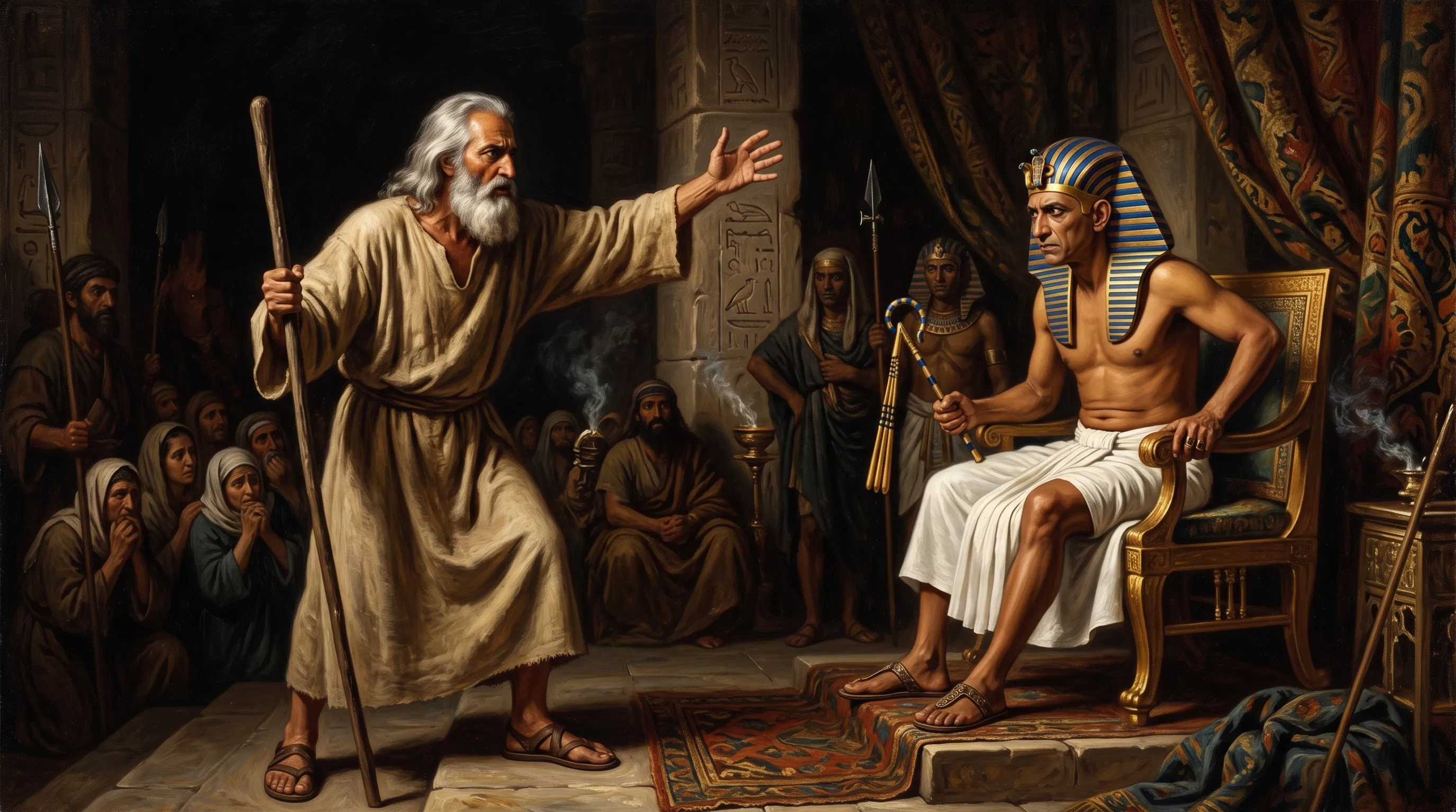 Divine Command Before the Egyptian Throne