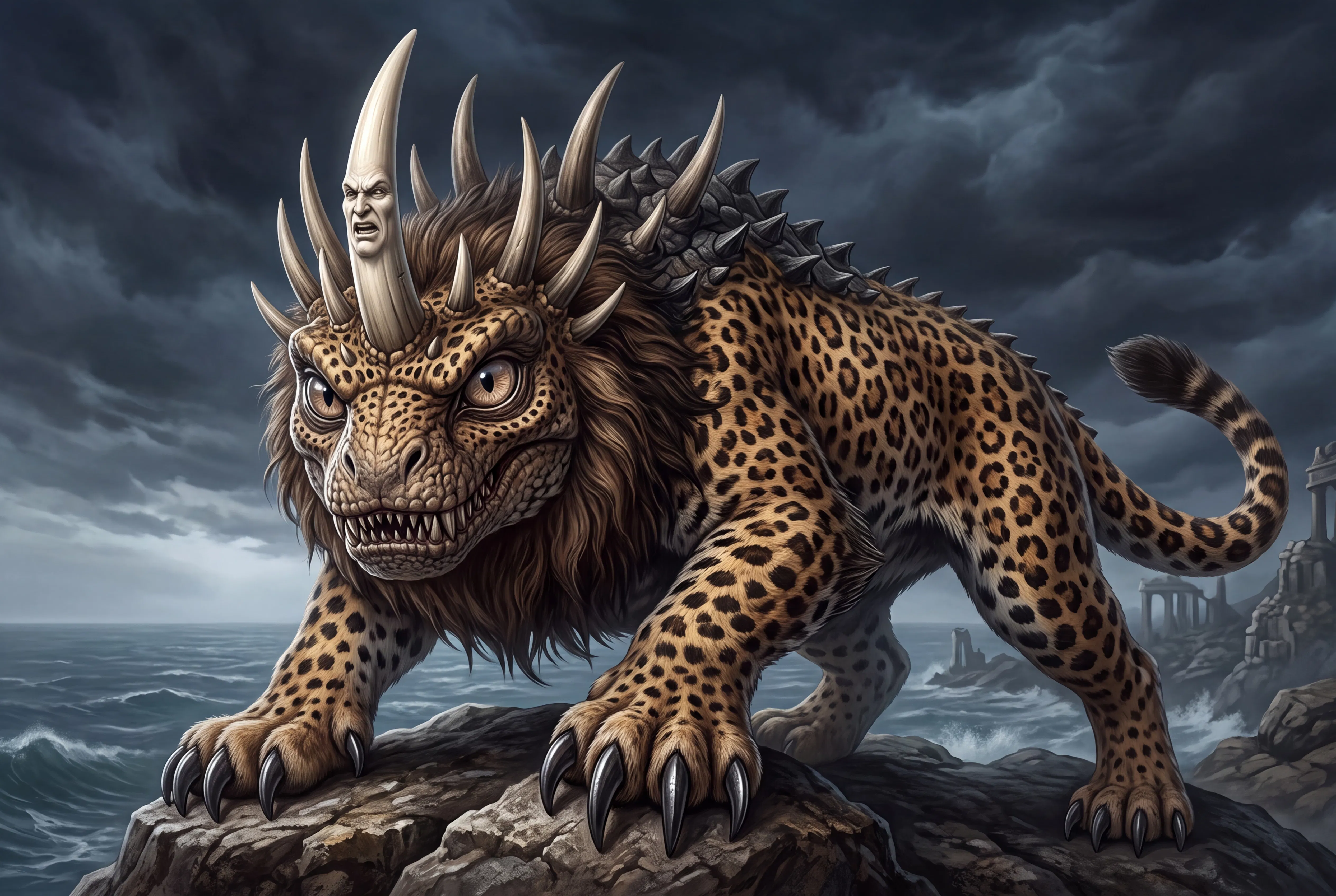 The Horned Beast of Daniel Seven