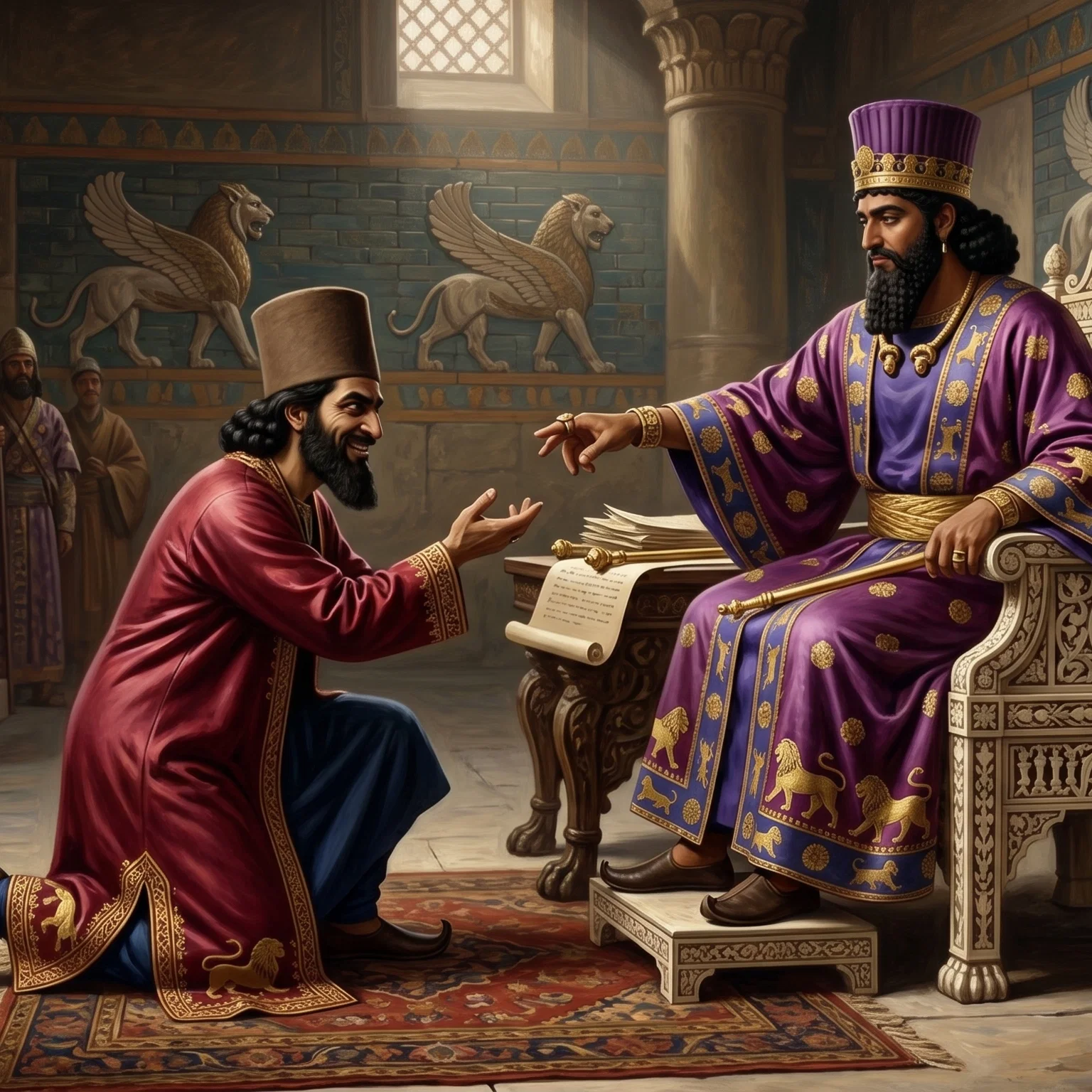 The King Grants Haman Authority