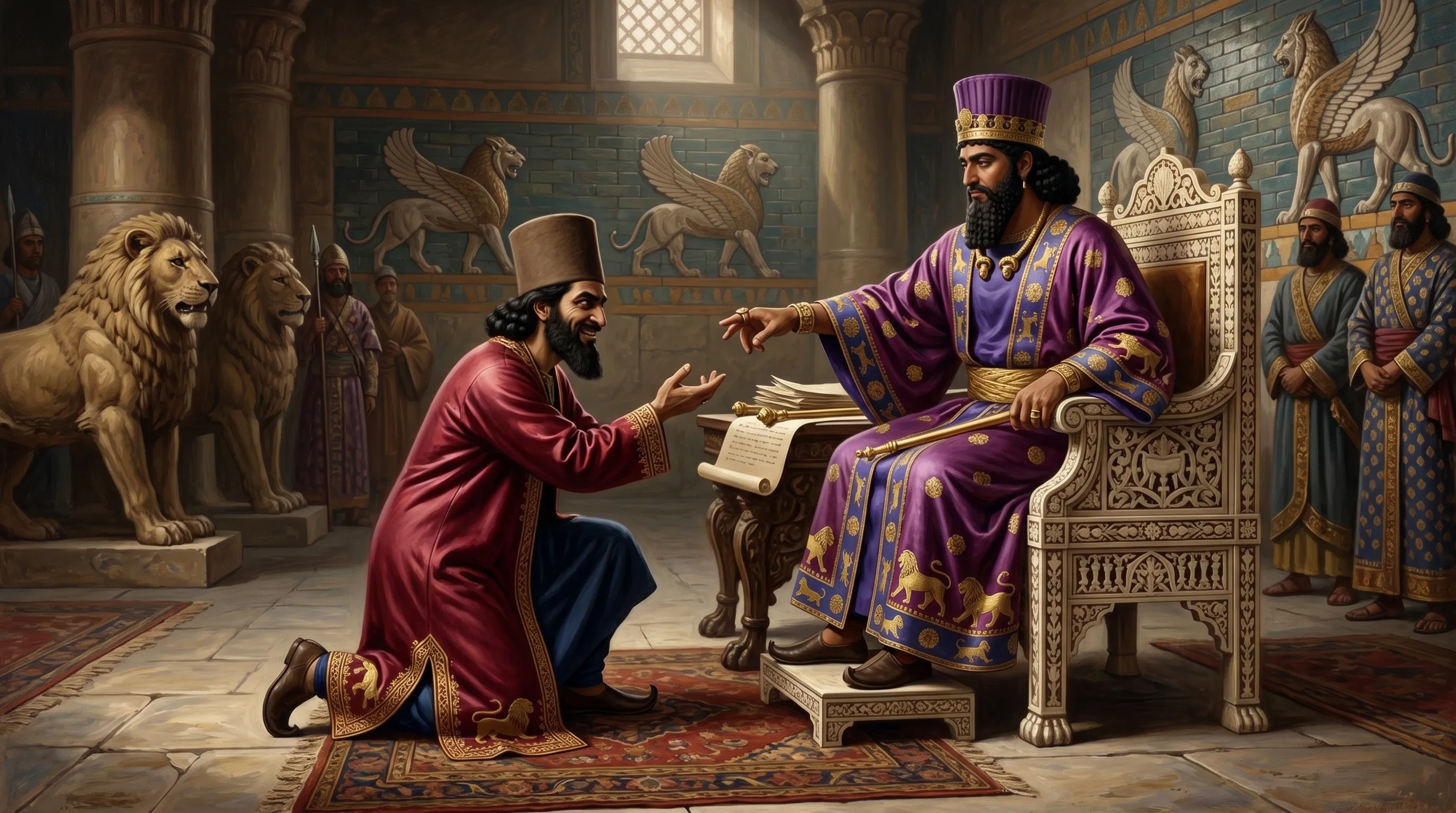 The King Grants Haman Authority