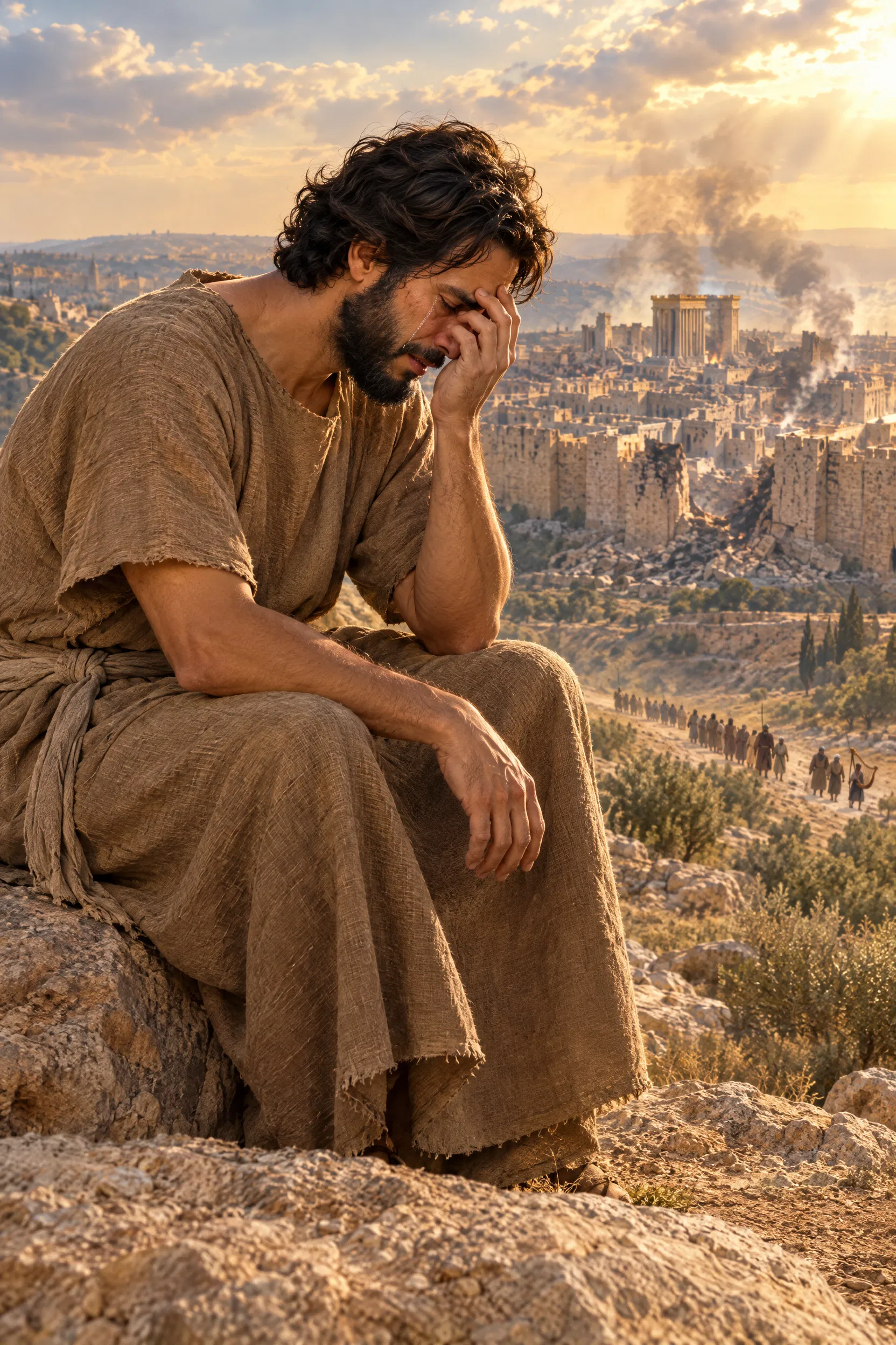 Jeremiah Weeps Over Ruined Jerusalem