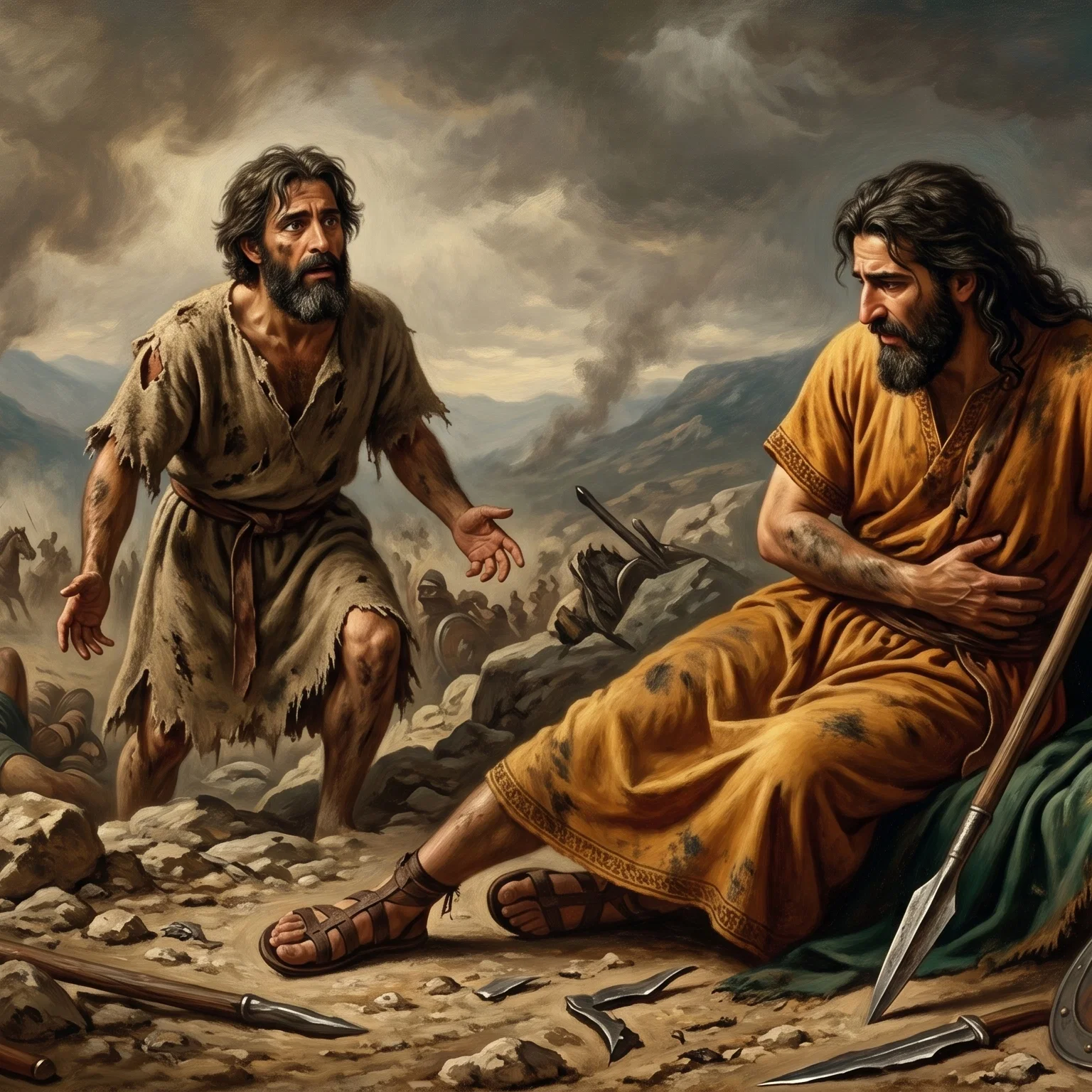David Mourning the Fallen King