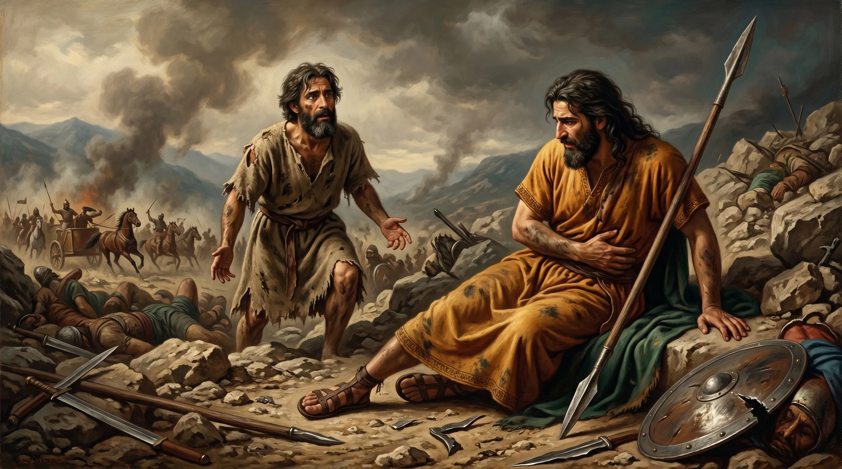 David Mourning the Fallen King