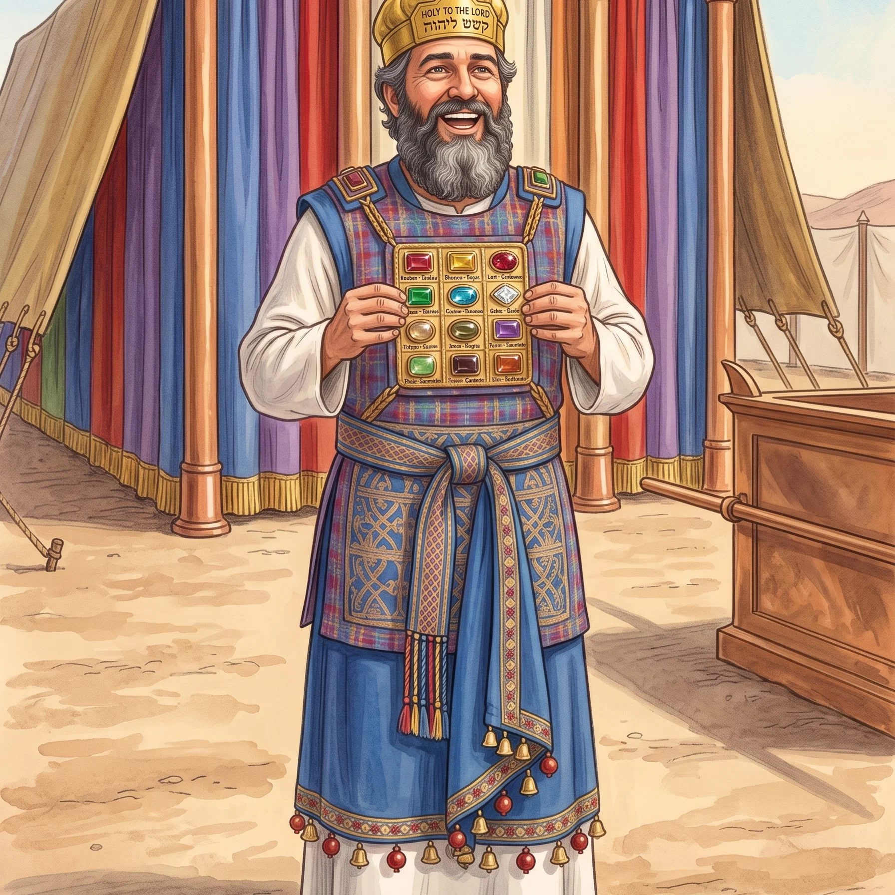 The High Priest Before the Tabernacle