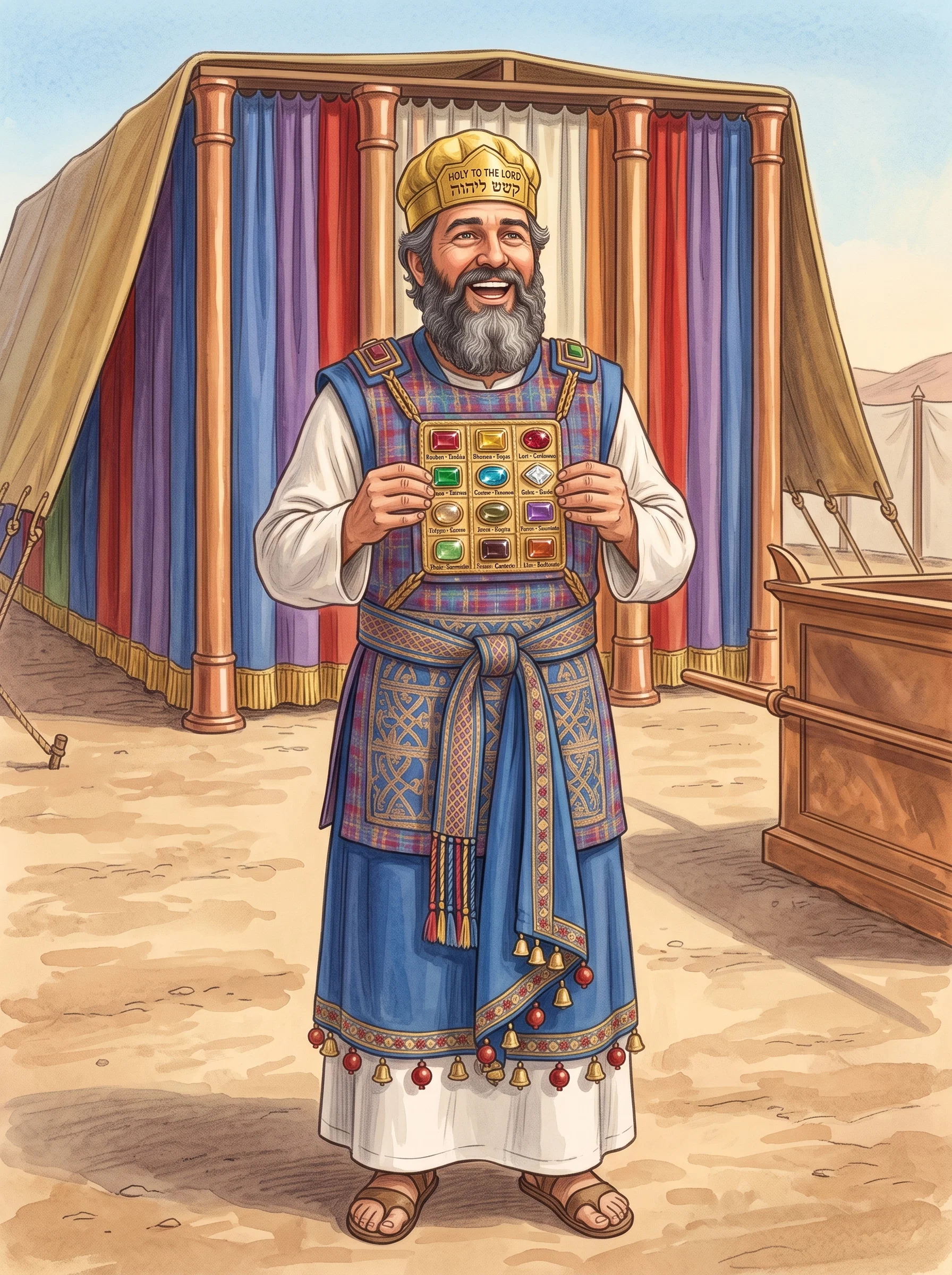 The High Priest Before the Tabernacle