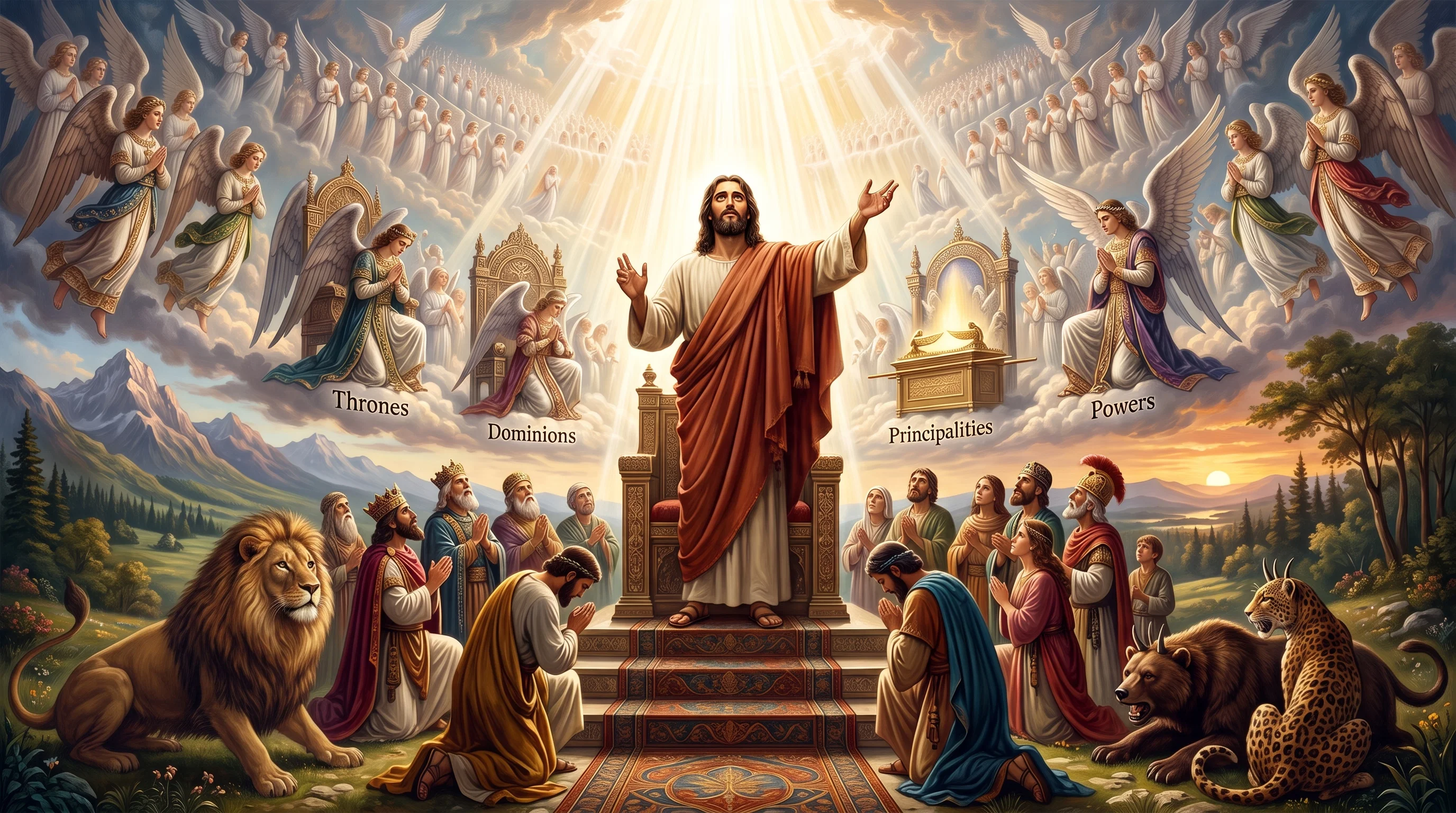 The Lion of Judah Standing Tall