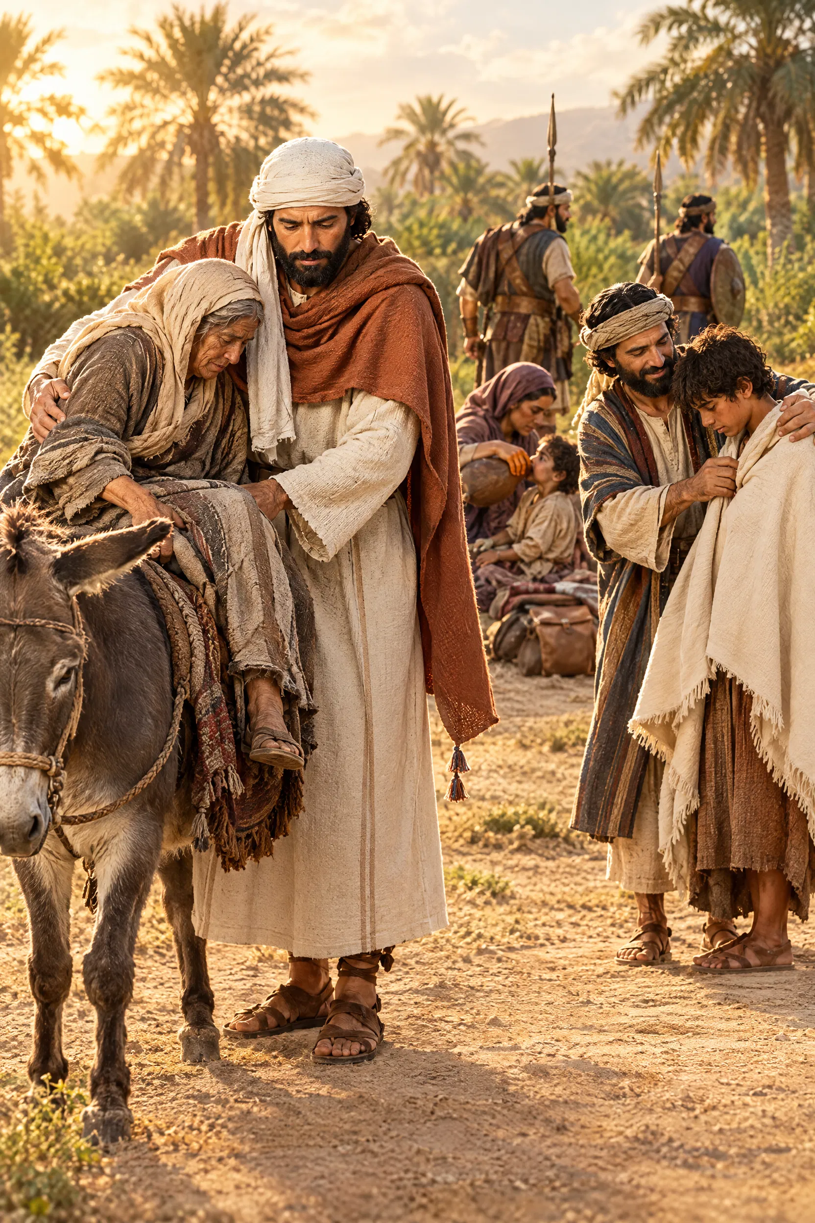 Ephraimites Clothe and Carry the Captives of Judah
