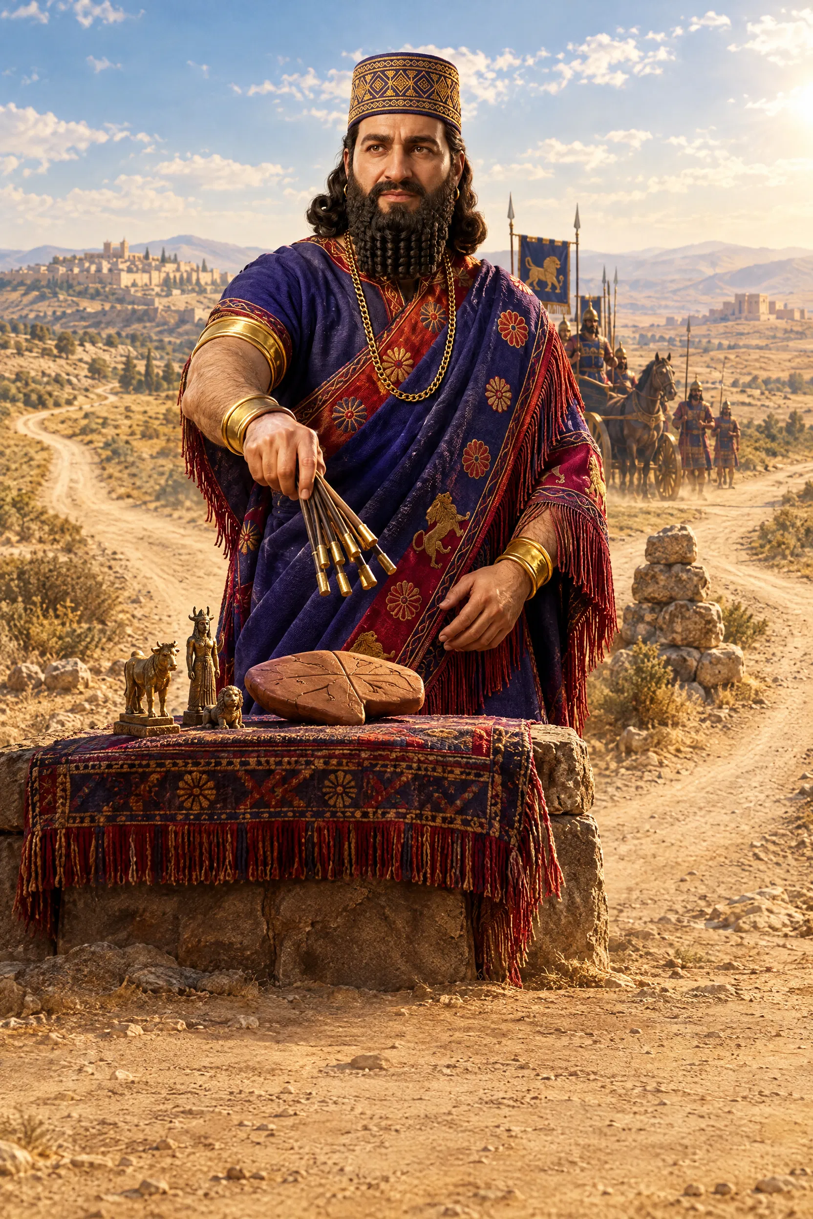 Nebuchadnezzar Divines at the Fork in the Road