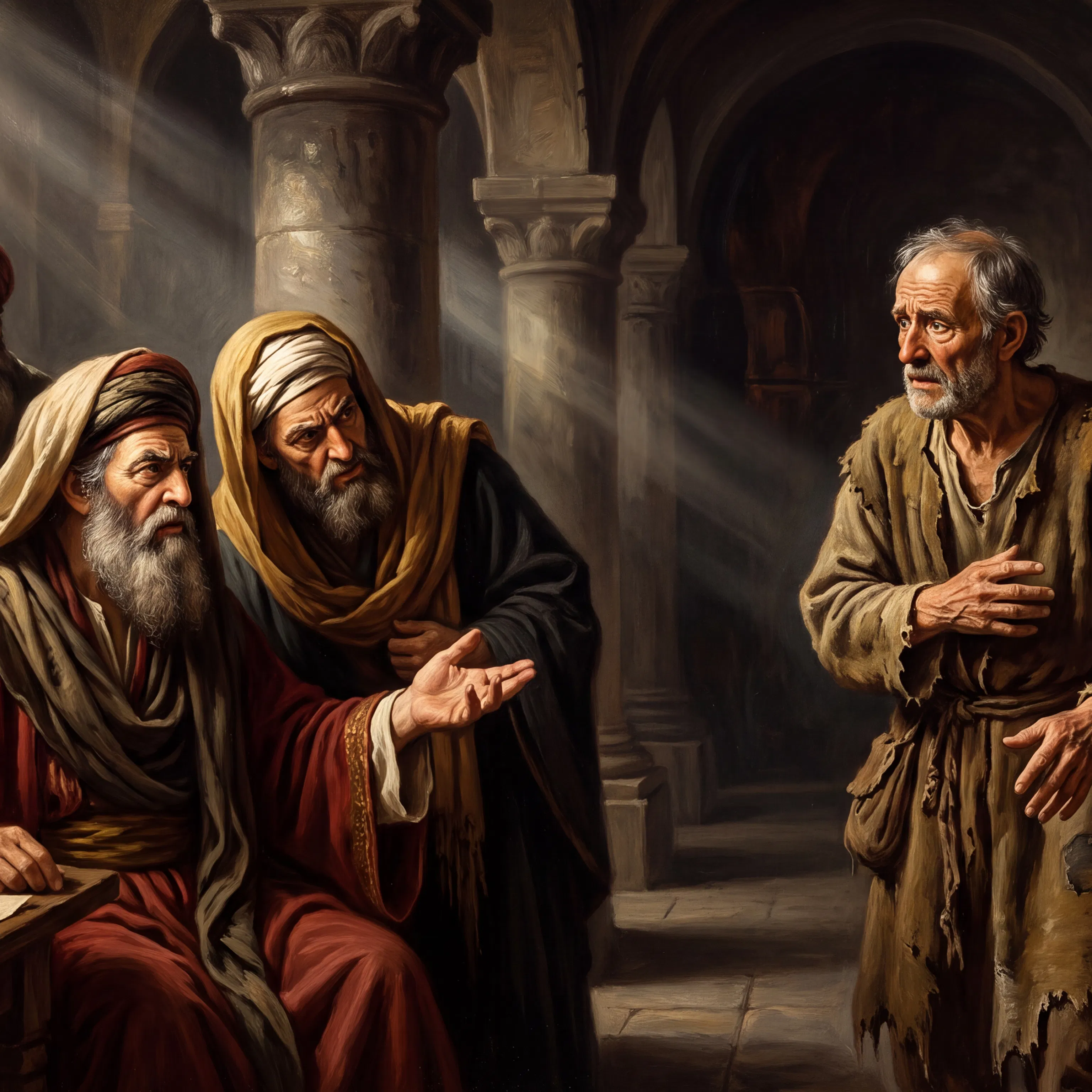 Pharisees Question the Parents of the Blind Man