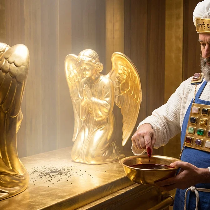 The High Priest Before the Ark