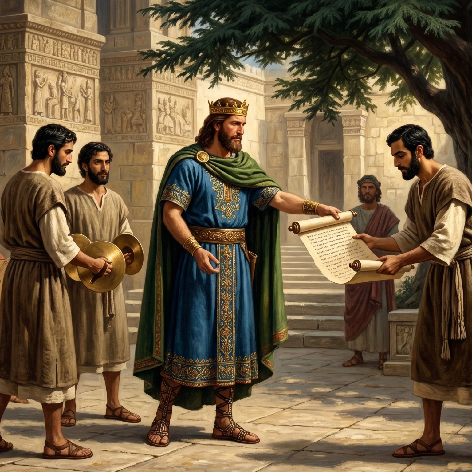 David Appointing the Levite Musicians