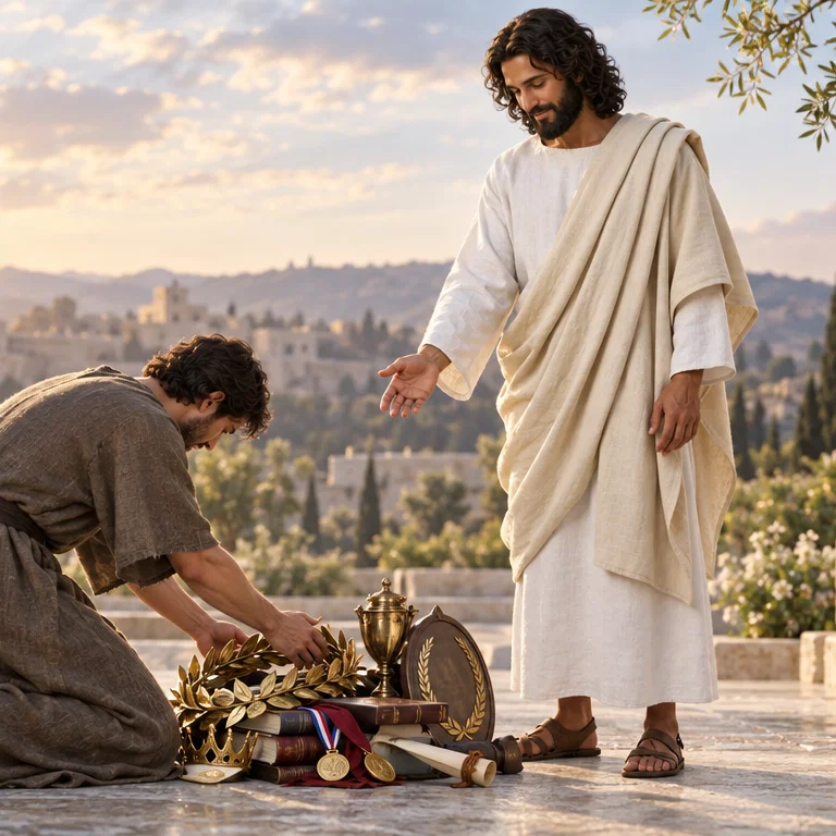Surrender at the Master's Feet