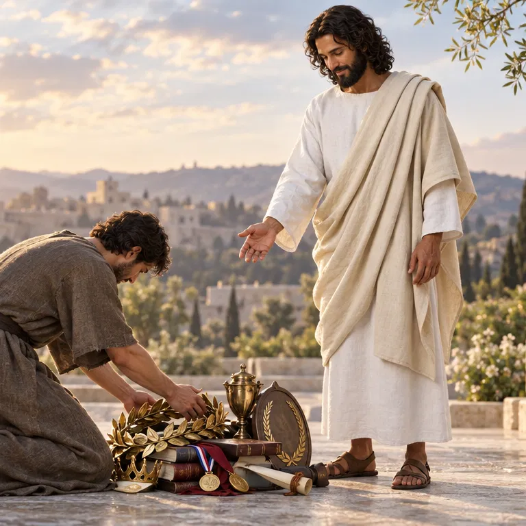 Surrender at the Master's Feet