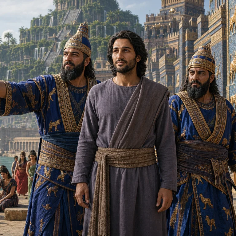 Daniel Entering the Gates of Babylon