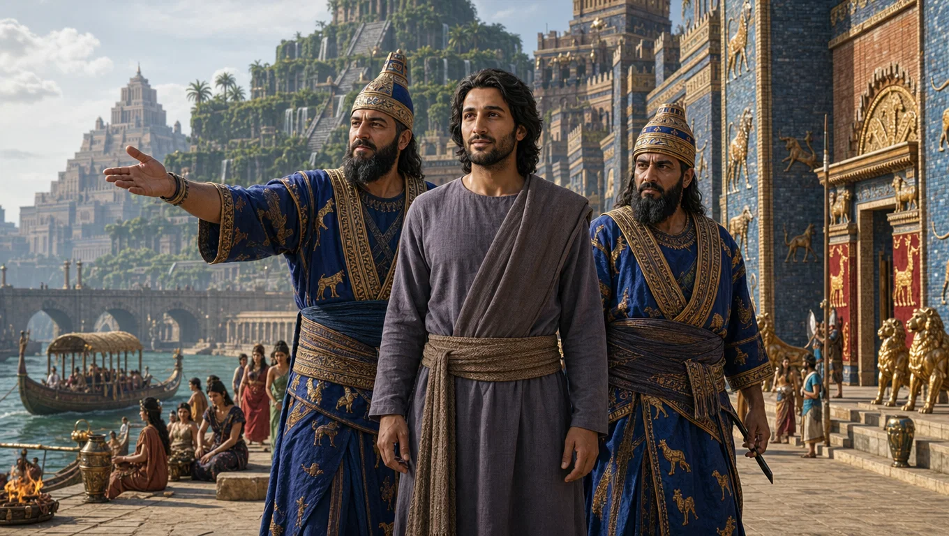 Daniel Entering the Gates of Babylon