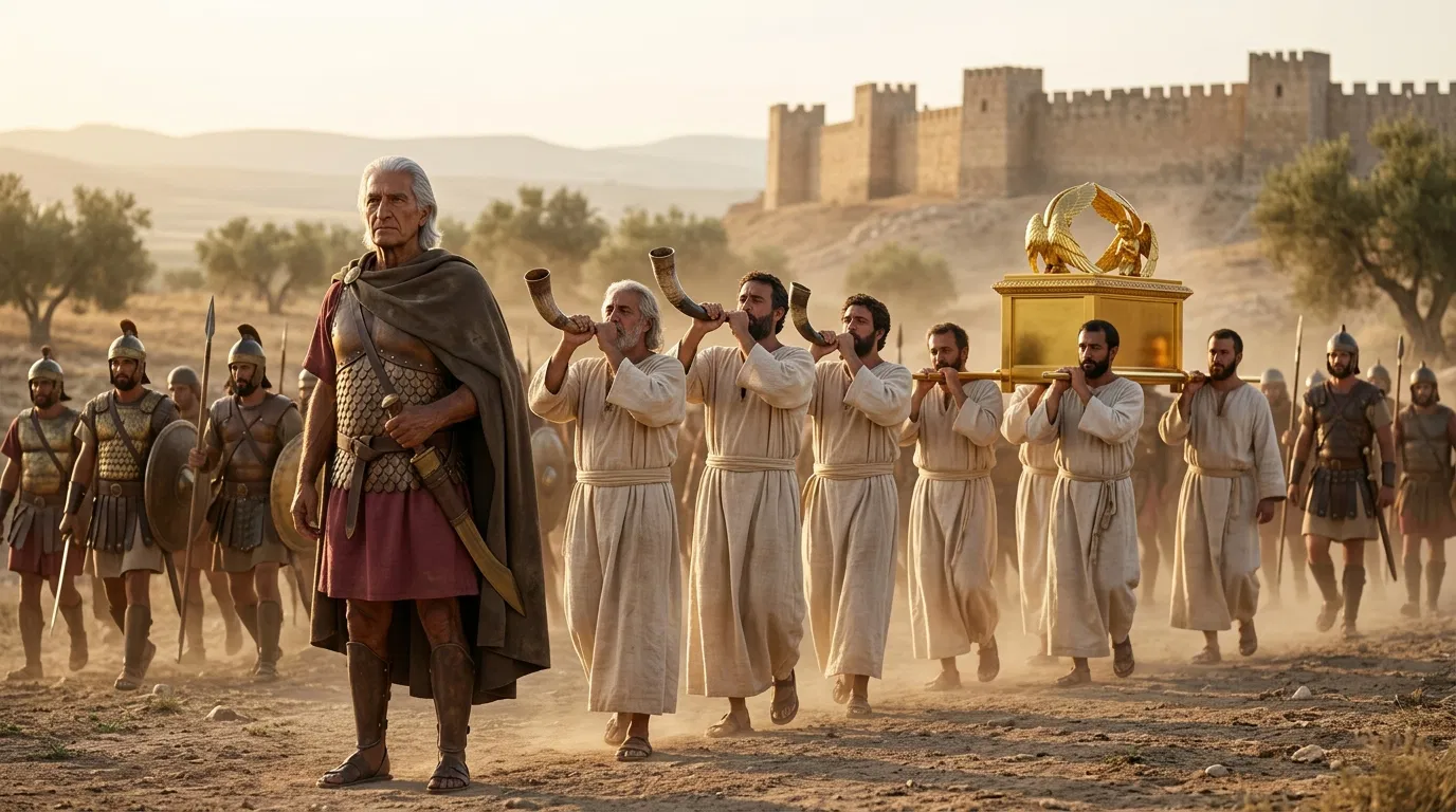 Priests Carry the Ark Around Jericho