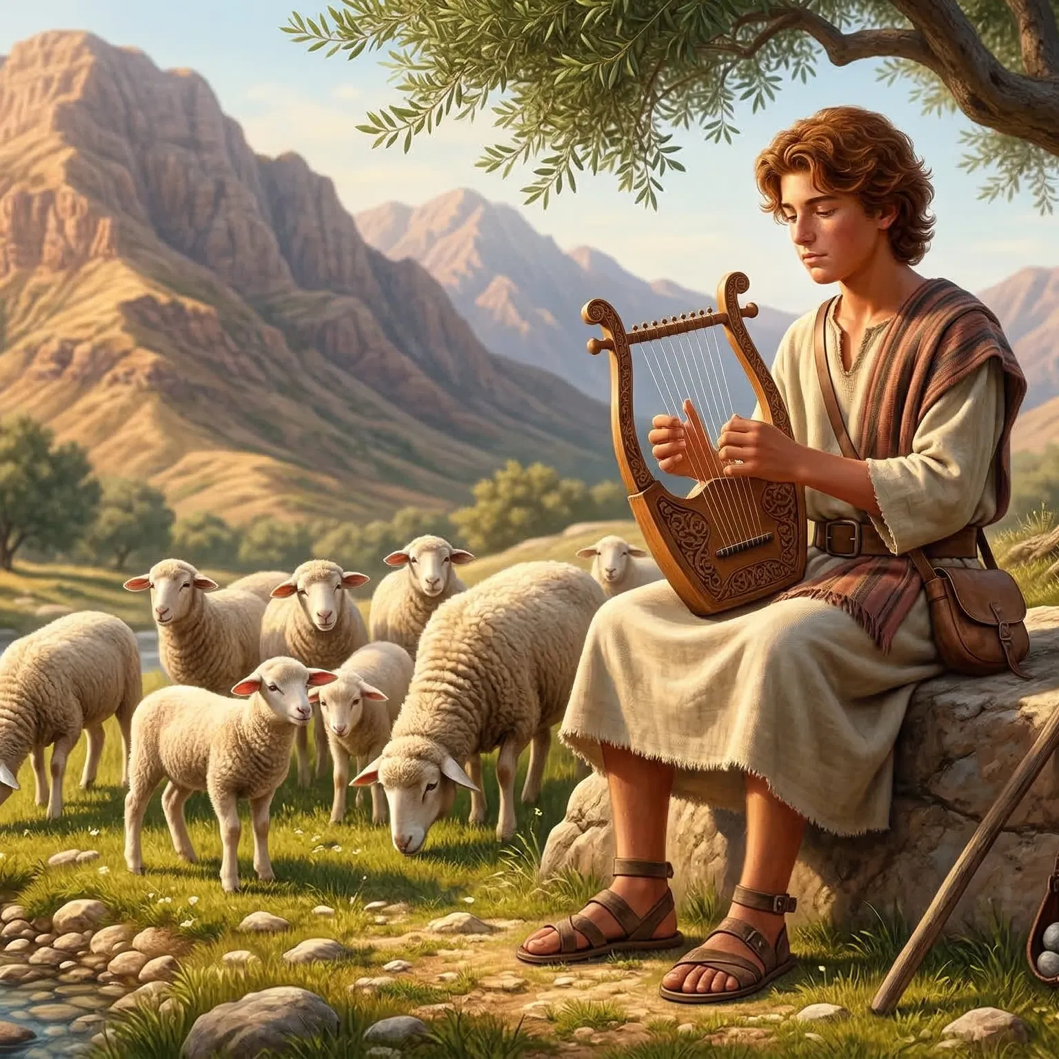 The Shepherd Musician of Ancient Hills