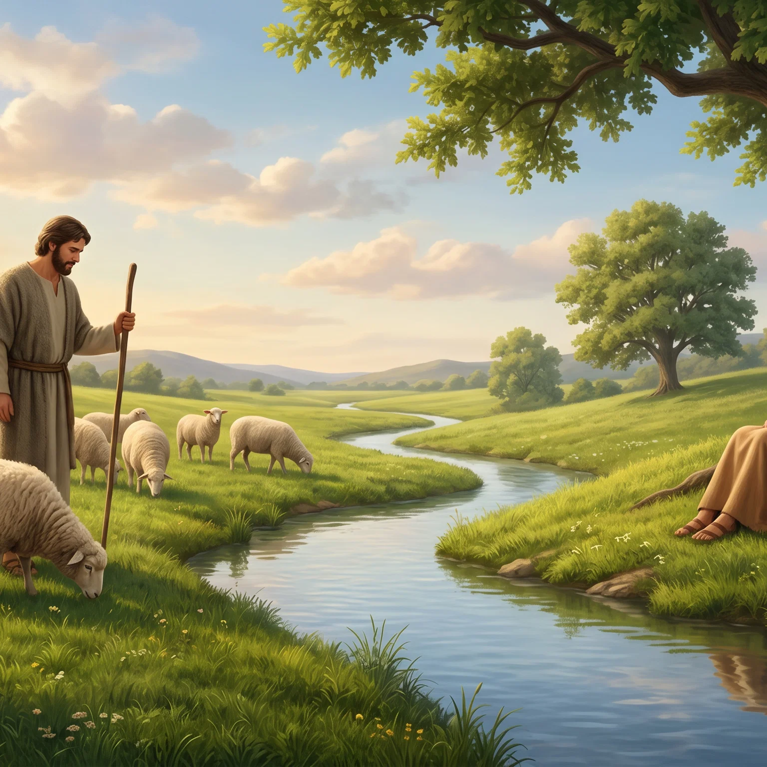 Still Waters and Green Pastures