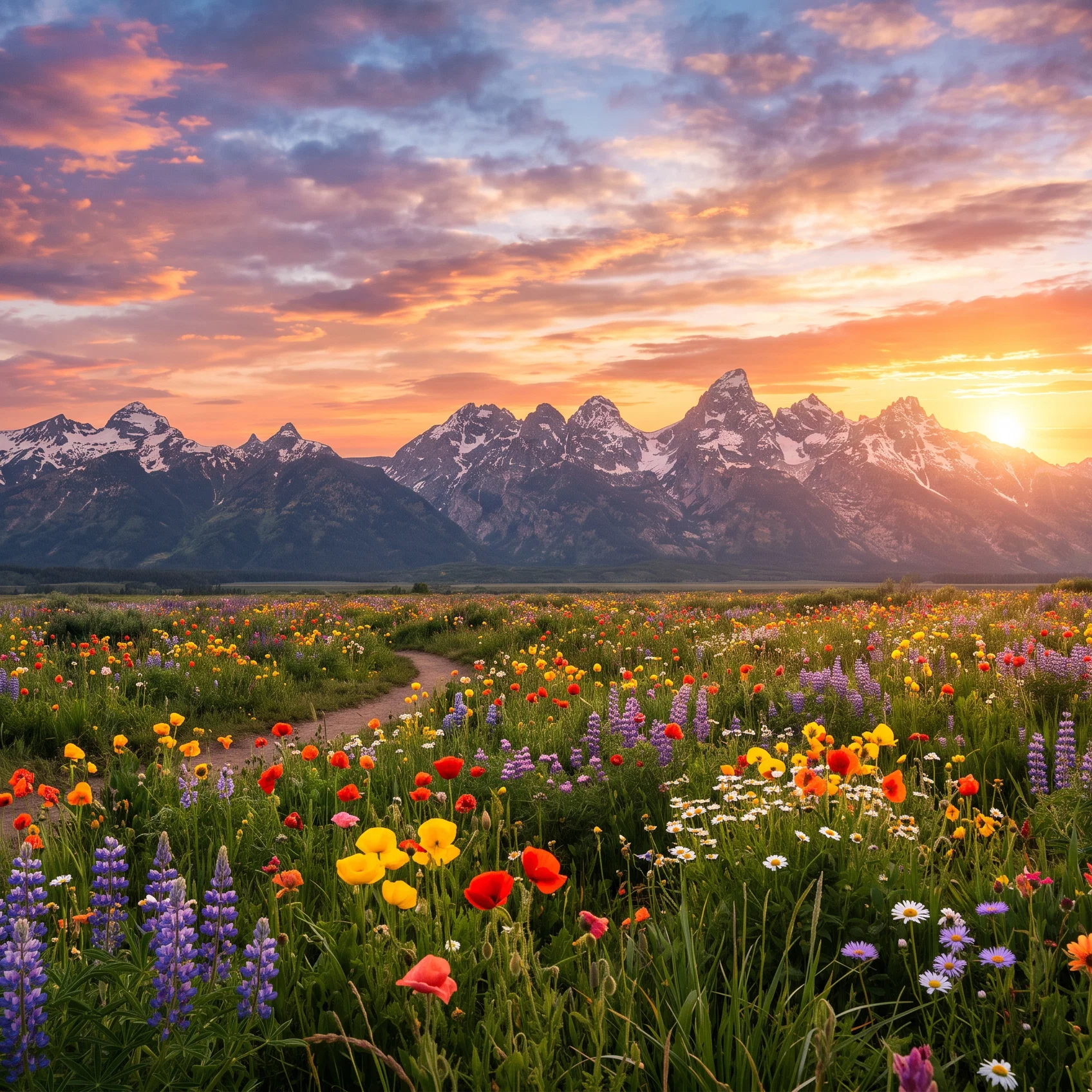 Evening Radiance Upon the Holy Mountain