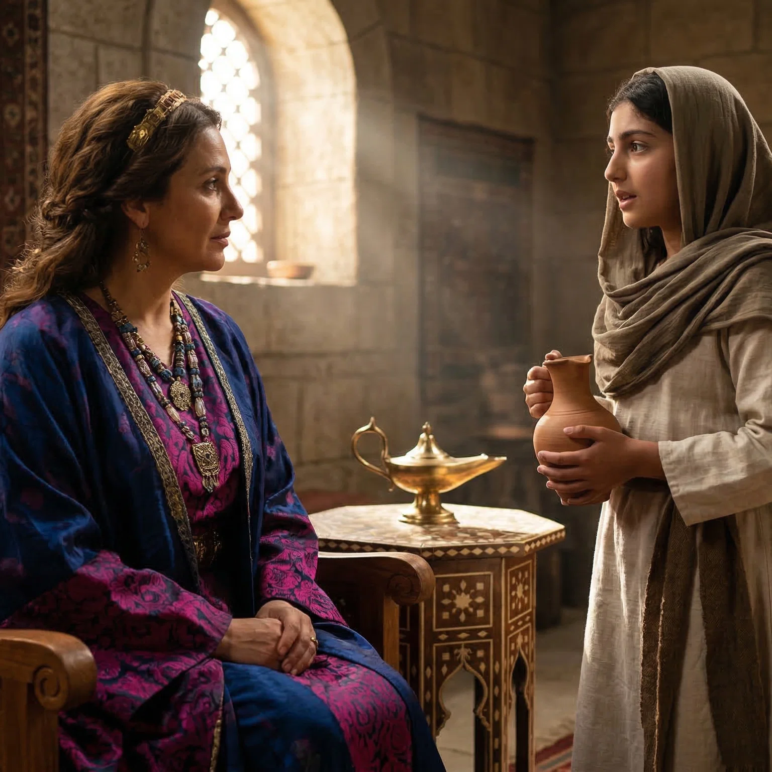 The Captive Maid's Message to Naaman's Wife