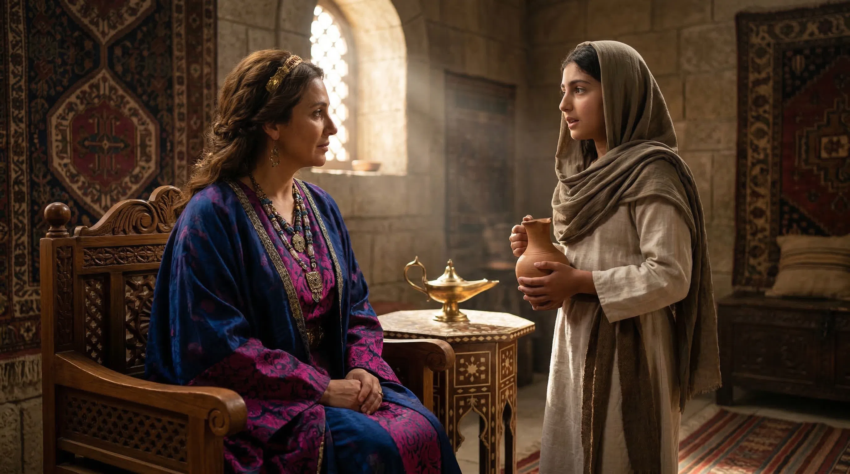 The Captive Maid's Message to Naaman's Wife