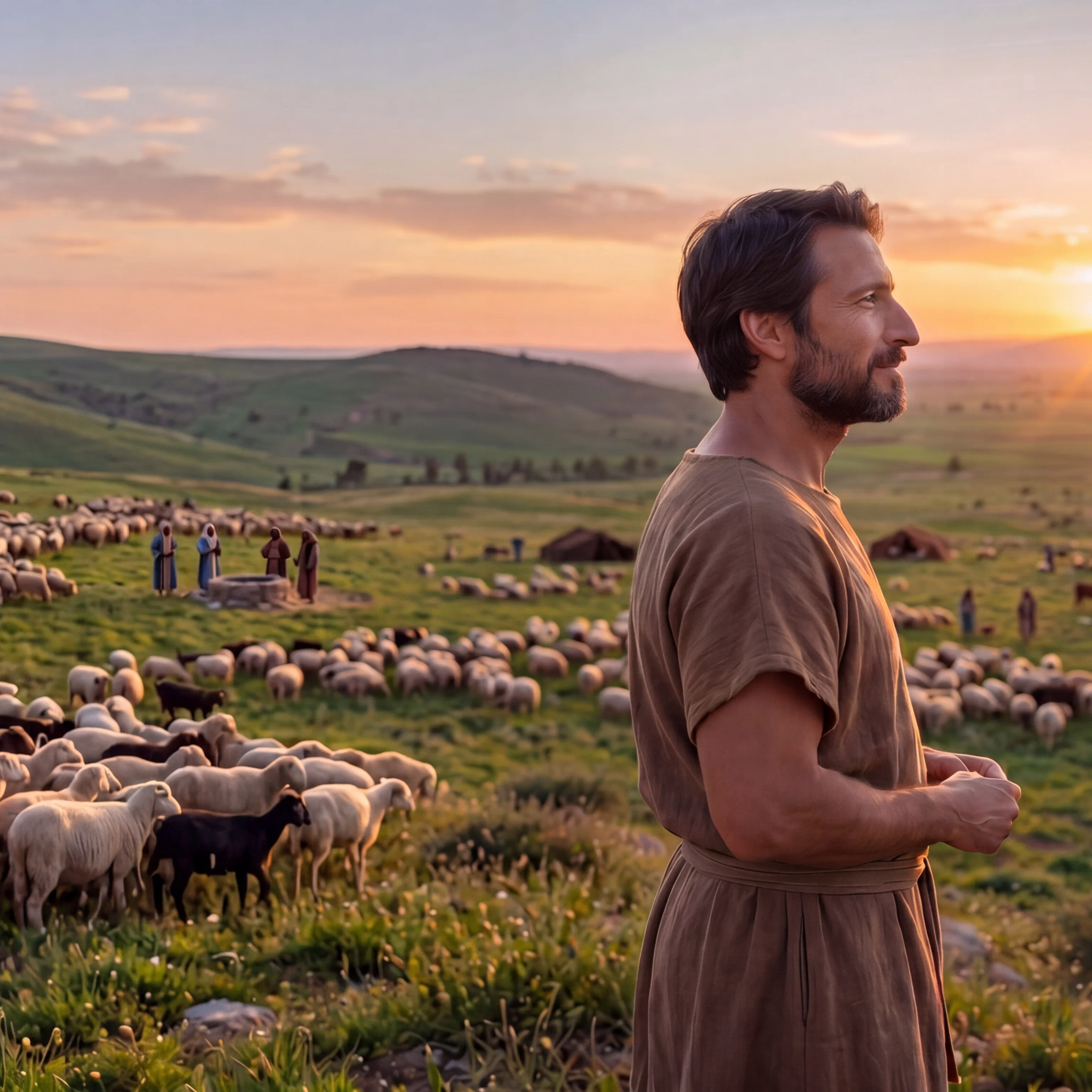 Abram by faith seeing the World to Come